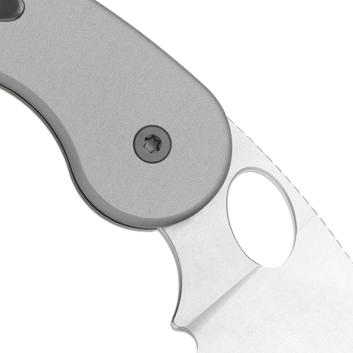 Microbe TSJ AirTi | KStop™ Slip joint | Aluminum | S35VN + Stonewashed  | KizerB™ 2742TSJA1