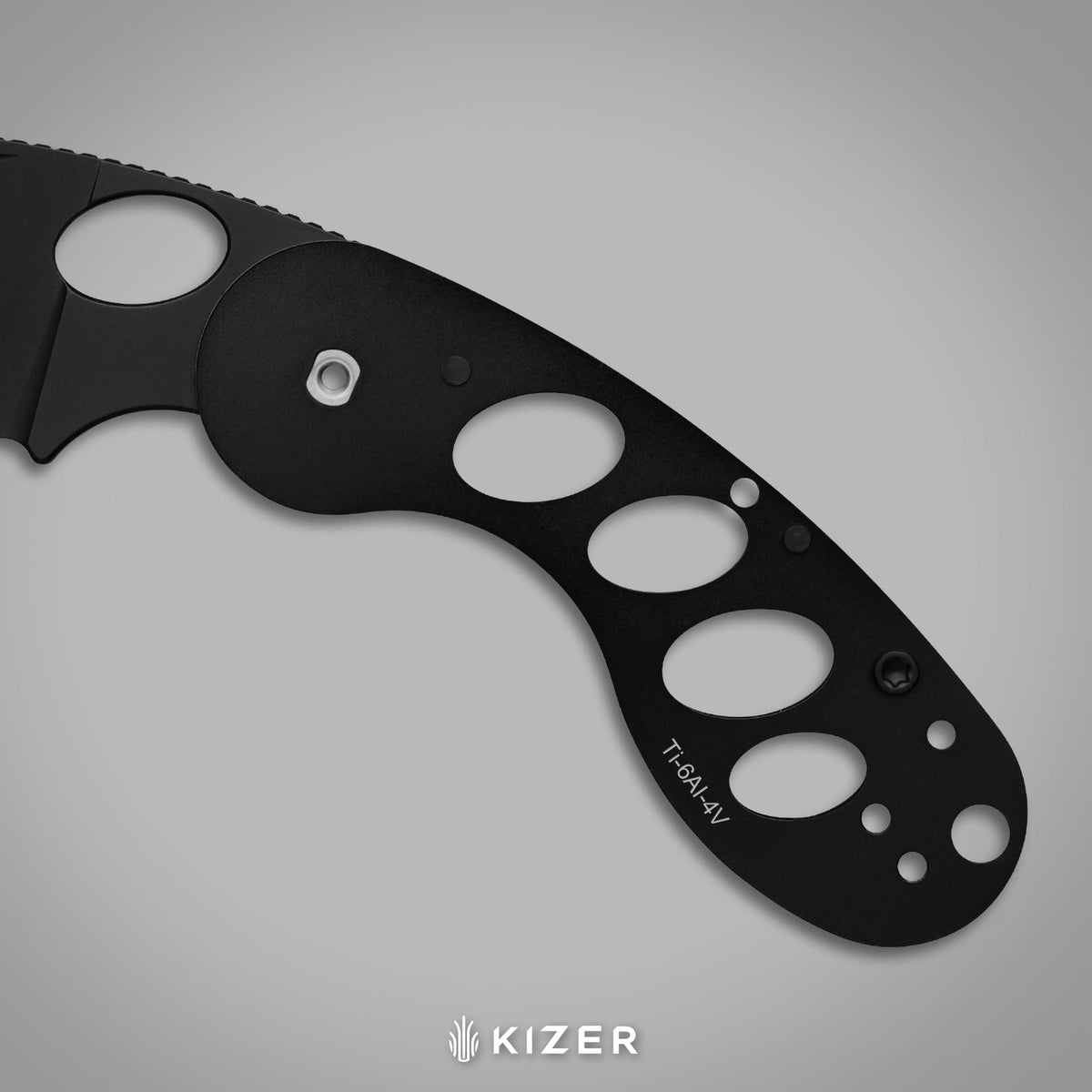 Microbe DSJ AirTi | Detent Slip Joint |  vortex pattern micarta | 14C28N + Satin | KizerV™ 2742DSJA2