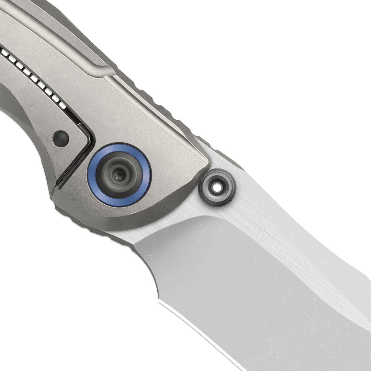 SILVER WING-LITE | S45VN+Stonewashed+Flat Grind | Titanium & Carbon Fiber | KizerB™ ZX-FK09A2