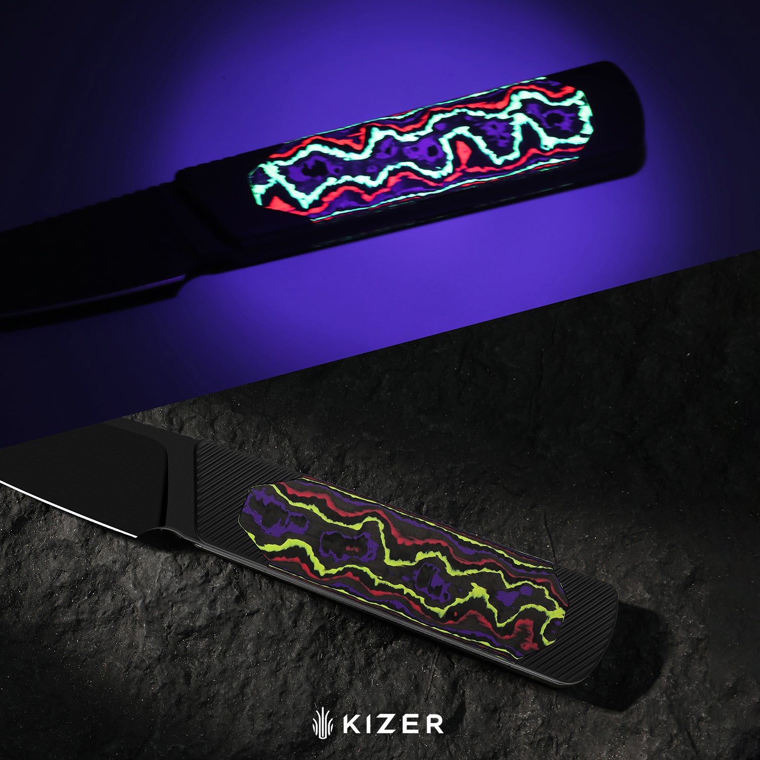 Hallow KwikSwap™ | Aluminium & Fat Carbon Nebula | Z-Wear PM | KizerB™ 1123A3
