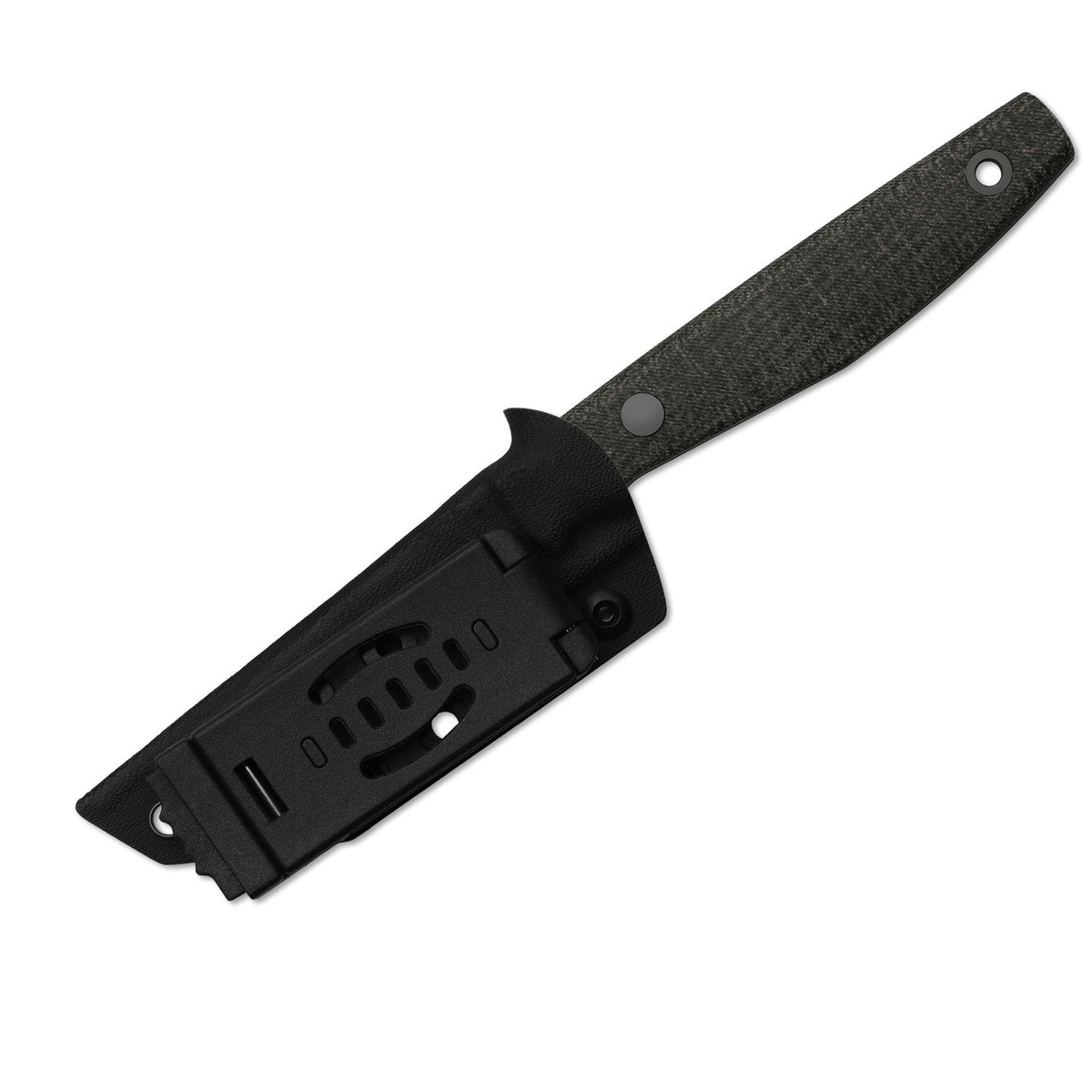 Dingo | Modified Drop Point | AEB-L | Micarta | Satin | KizerV™ 1121A2