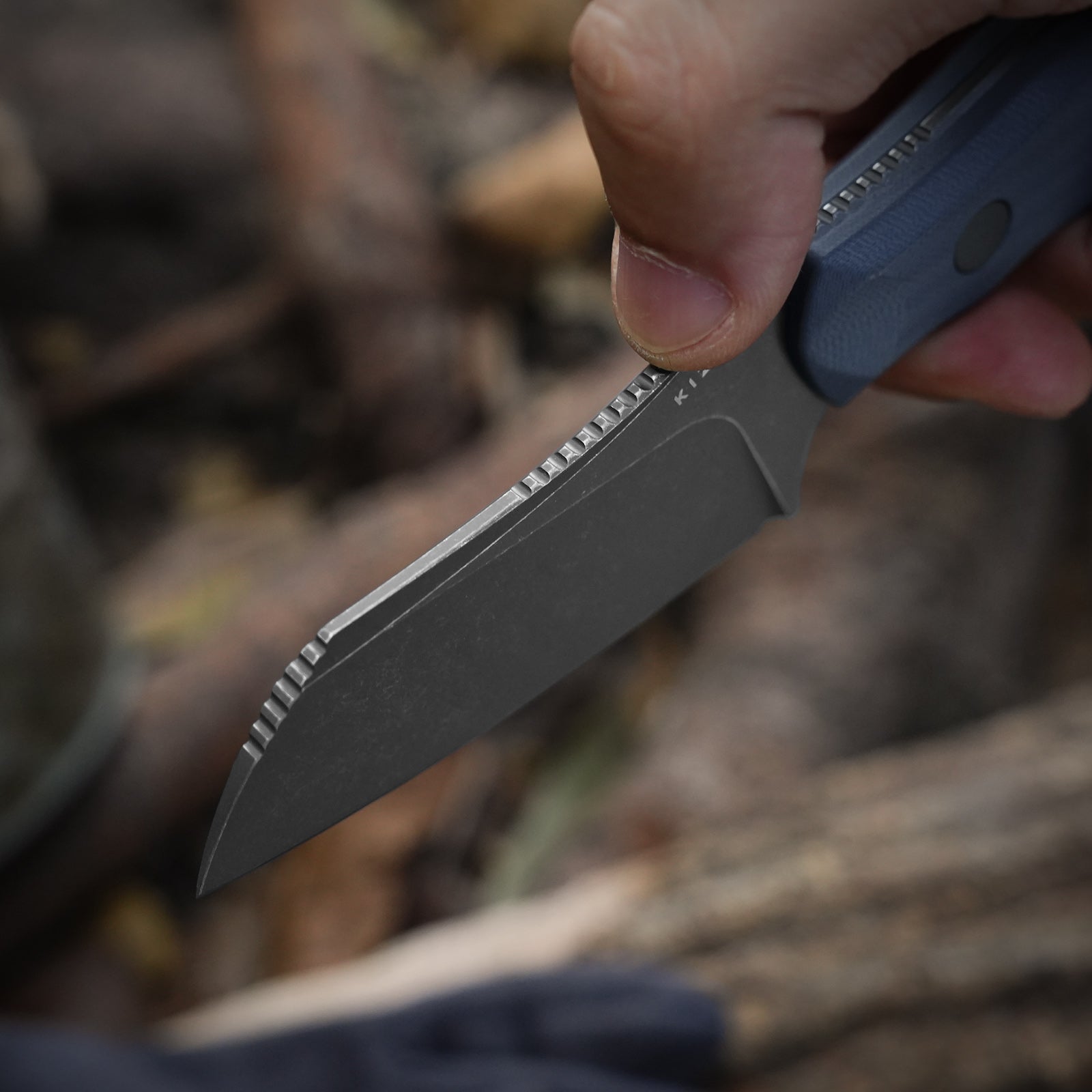 Bulldog Fix | One-Piece G10 Handle | 14C28N | Fixed Blade | KizerV™ 1116A1