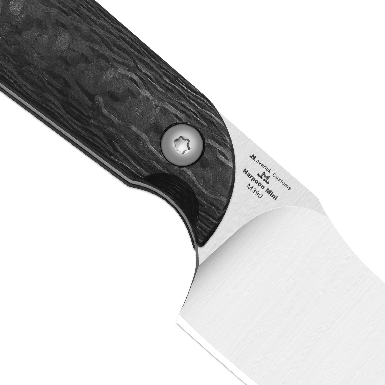 Mini Harpoon | M390 | Carbon Fiber | KizerB™ 1040S8