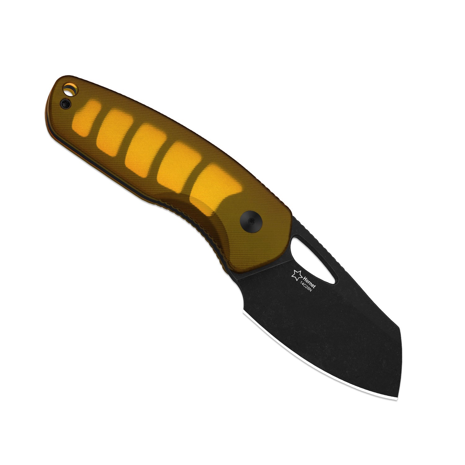 Hornet | Bee Belly Hollowed-out Handle | 14C28N | Fixed Blade | KizerV™ 1074A1
