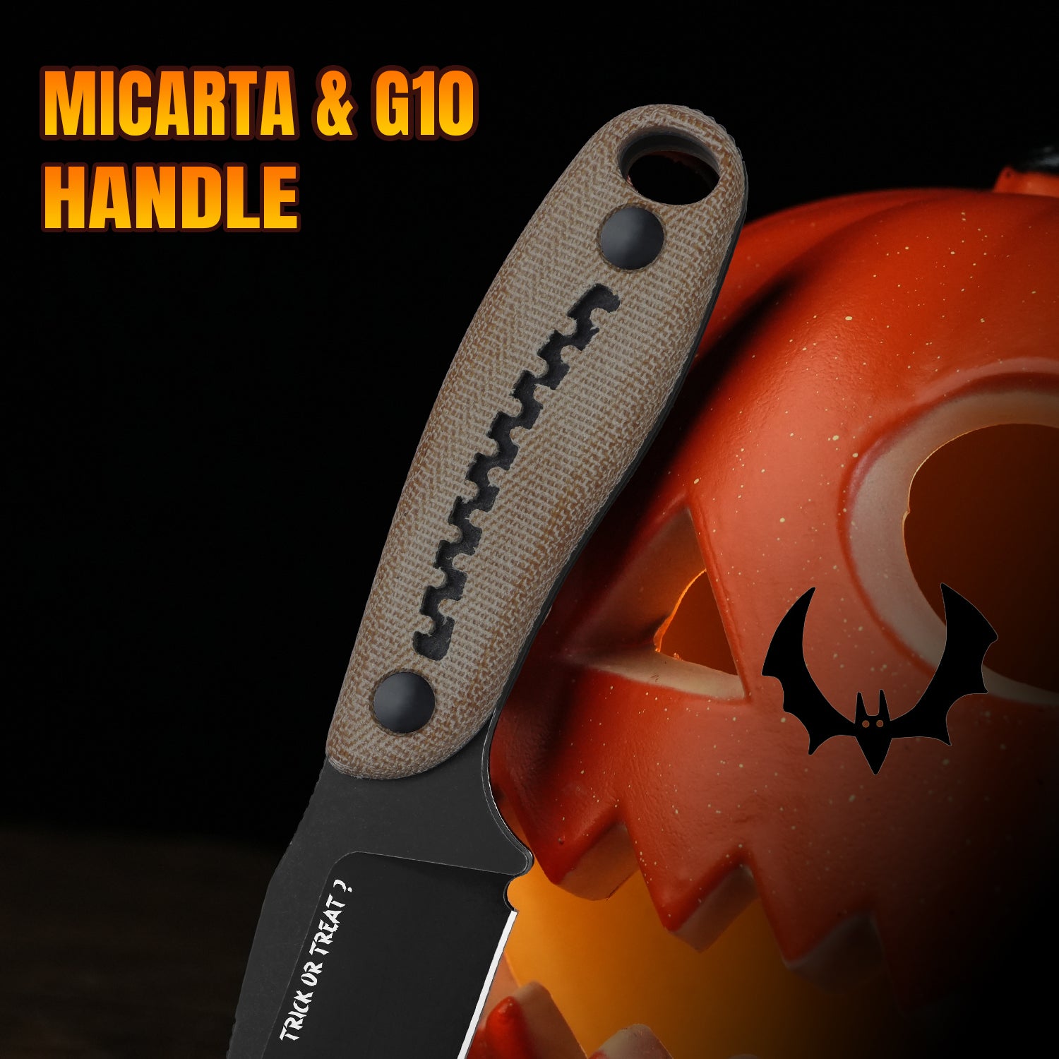Halloween | Hare | D2 | Micarta & G10 | KizerV™ 1077HW1 | Limited