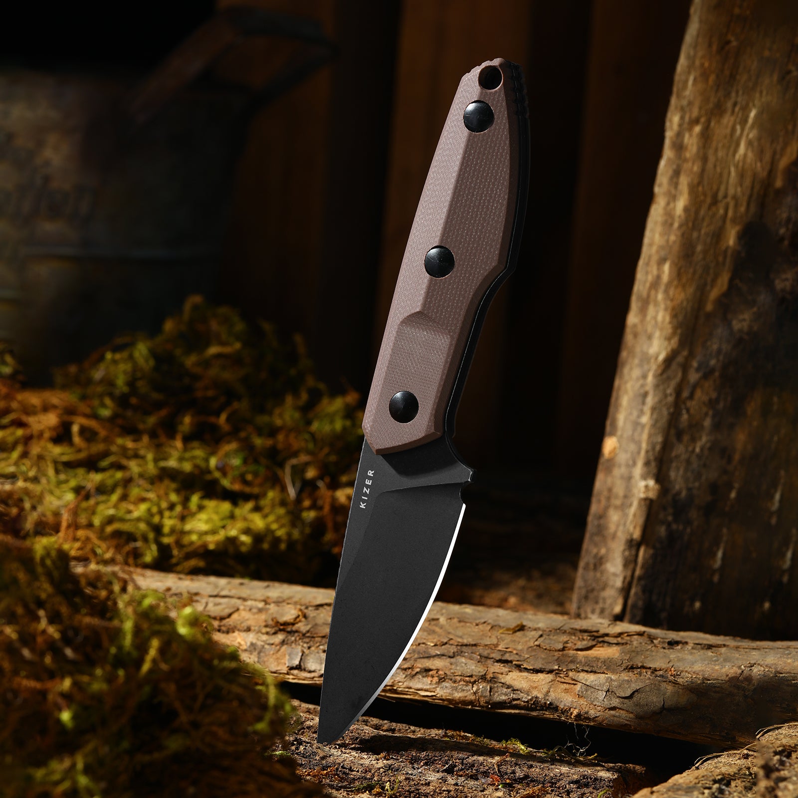 Splinter | AEB-L | Skeletonized Tang | High Flat Grind | KizerV™ 1087A1