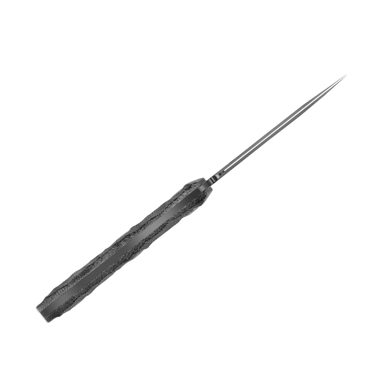 Rook | 3-layer Composite Steel | Norplex UltreX Micarta | Fixed Blade | KizerV™ 1090A2