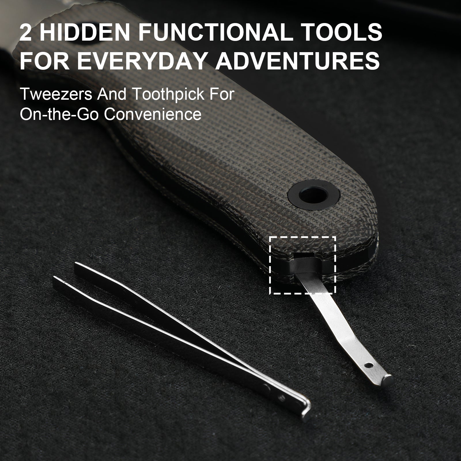 Drop Bear® Fix | Ultra DLC Matte | Norplex UltreX™ Micarta | S45VN | KizerB™ 1093A3