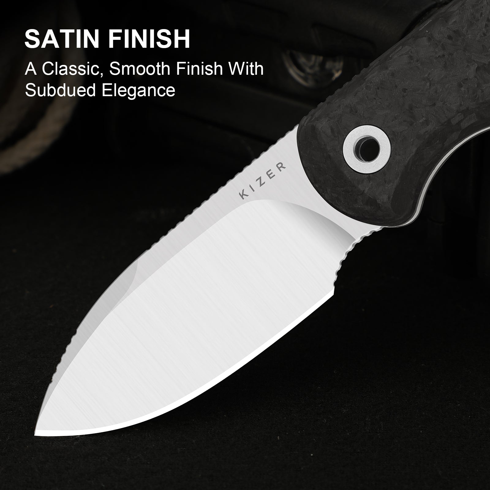 Drop Bear® Fix | M390 | Carbon Fiber | KizerB™ 1094A3