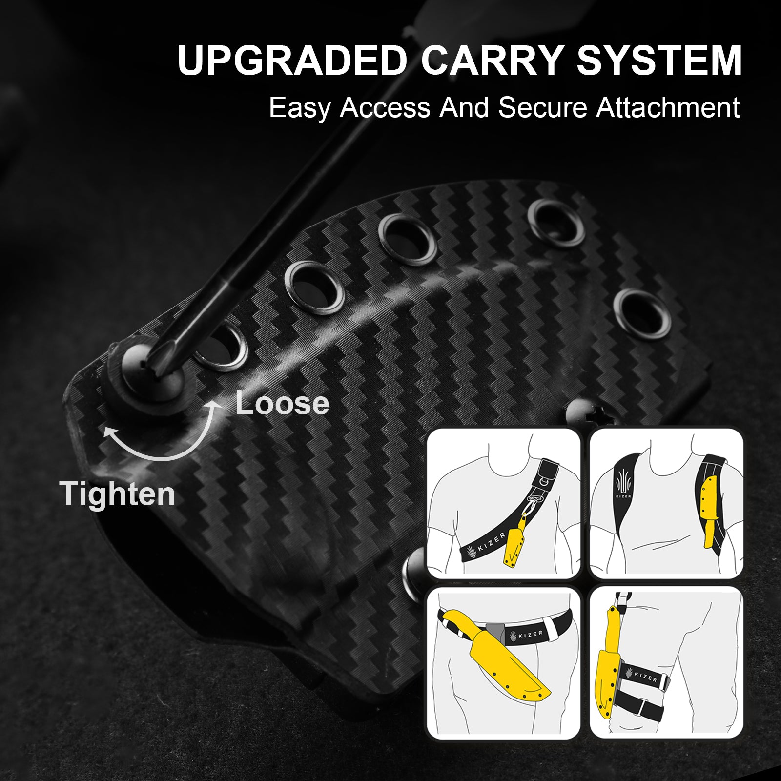 Drop Bear® Fix | S45VN | Micarta | KizerB™ 1094A4