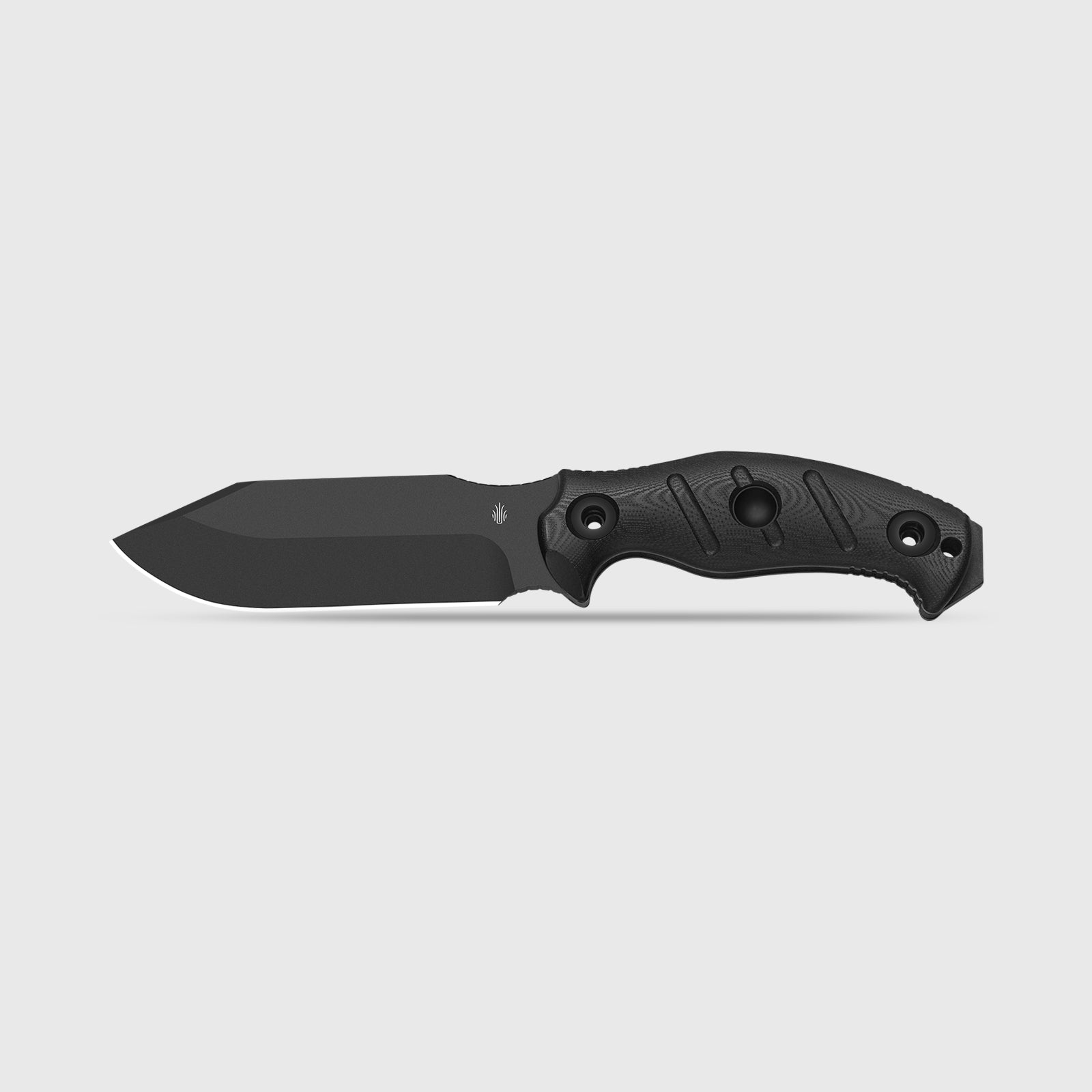 Sheepdog® Survival | 5.5mm x 5.28" | Hammer Pommel & Bow Drill Divot | Black Coated 1095 Steel | KizerV™ 1105A3