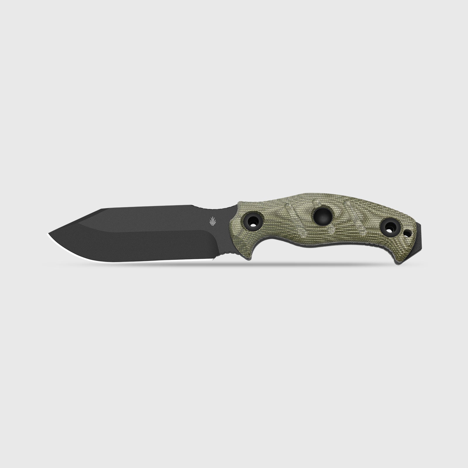 Sheepdog® Survival | 5.5mm x 5.28" | Hammer Pommel & Bow Drill Divot | Black Coated 1095 Steel | KizerV™ 1105A4