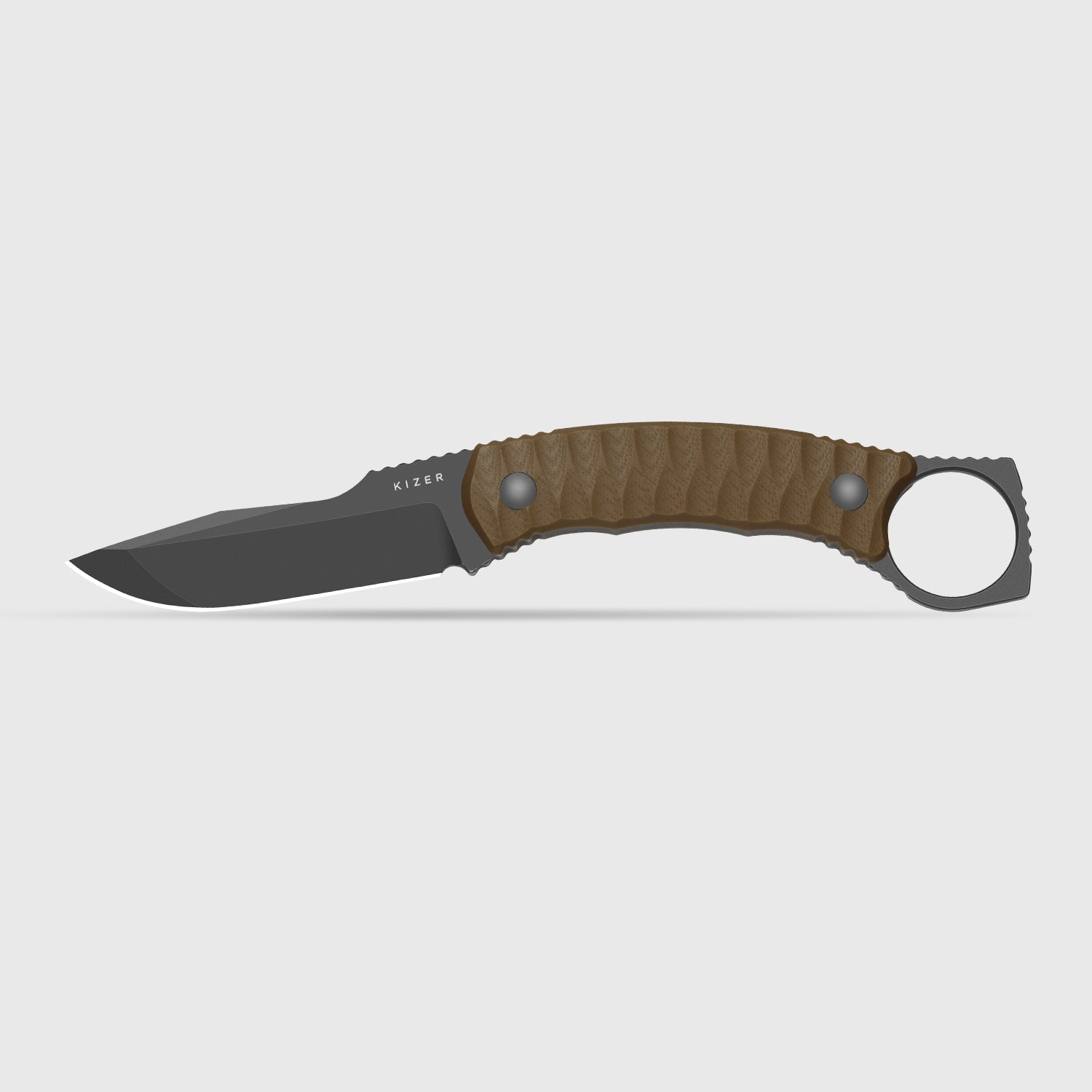 Billy Bones | Deep-Grooved G10 Handle｜Lightweight Tactical | AEB-L | Fixed Blade | KizerV™ 1115A2