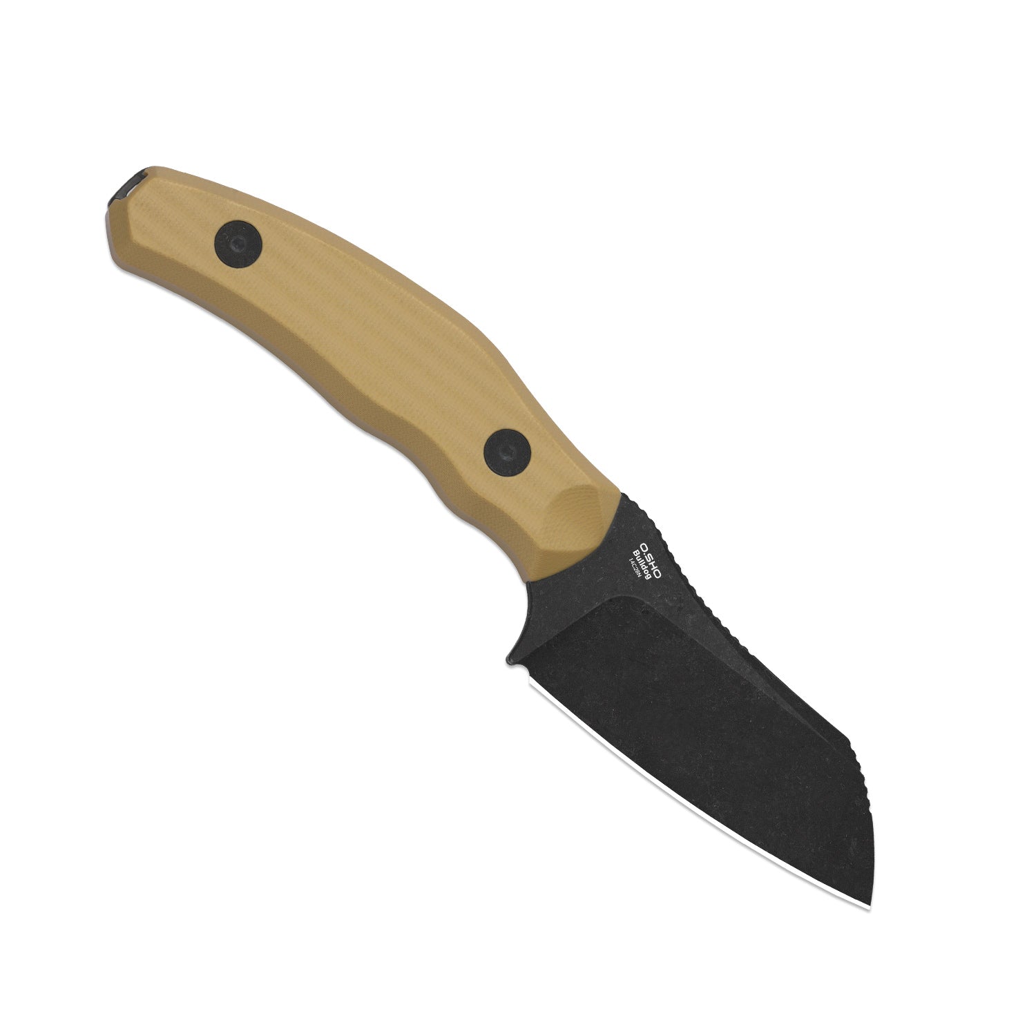 Bulldog Fix | One-Piece G10 Handle | 14C28N | Fixed Blade | KizerV™ 1116A2