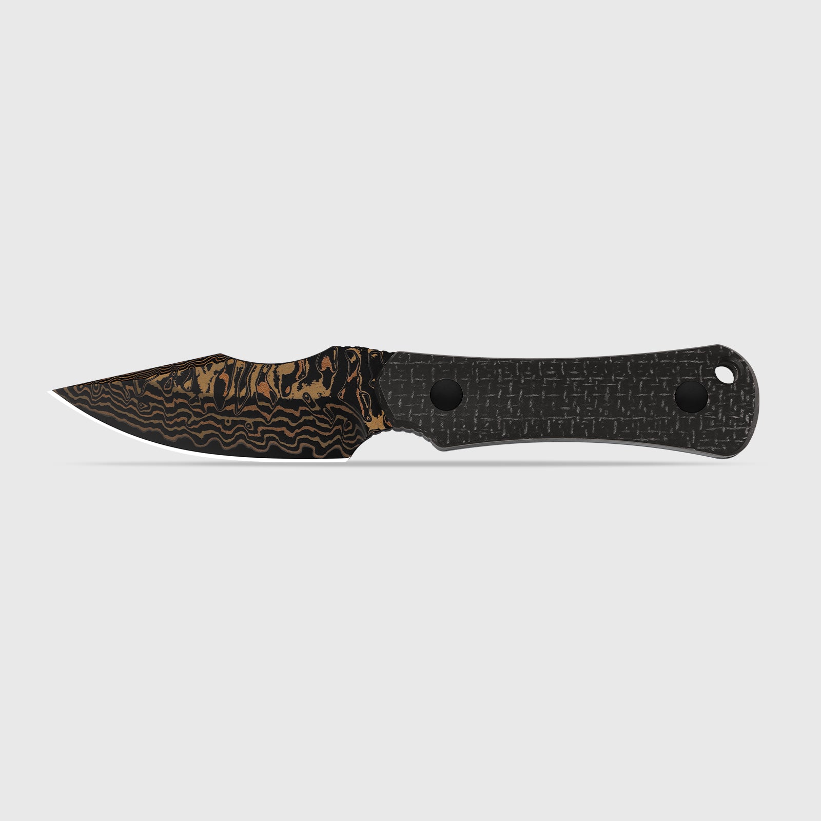Bone | Copper Damascus + Acid-Washed | Micarta | KizerB™ 1122A2