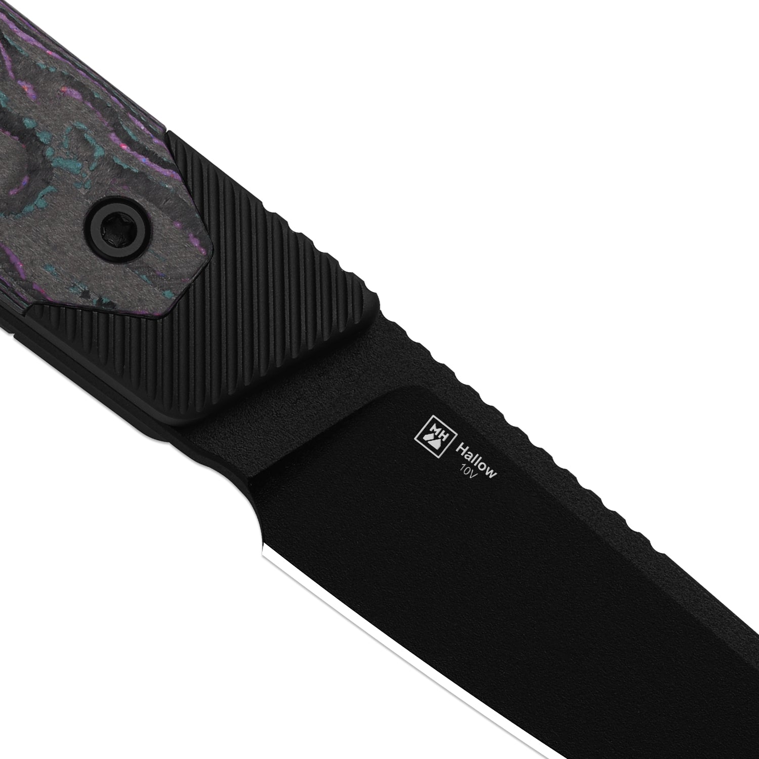 Hallow | Aluminium + Camo Carbon JAZZ  | CPM 10V | KizerB™ 1123A1