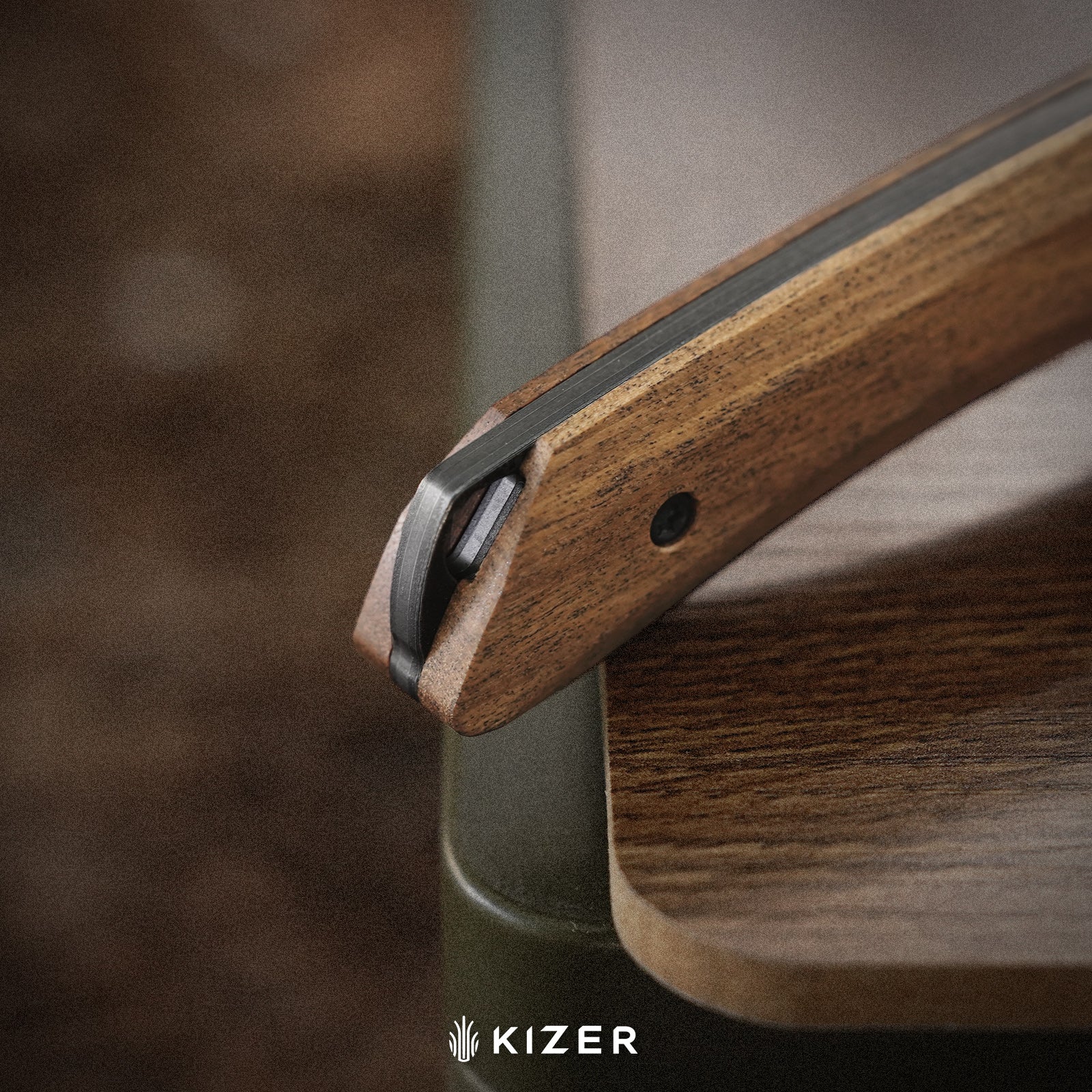 Momo Fix 3 | Micarta & G10 | AEB-L | Black PVD Coating | KizerV™ 1124A4