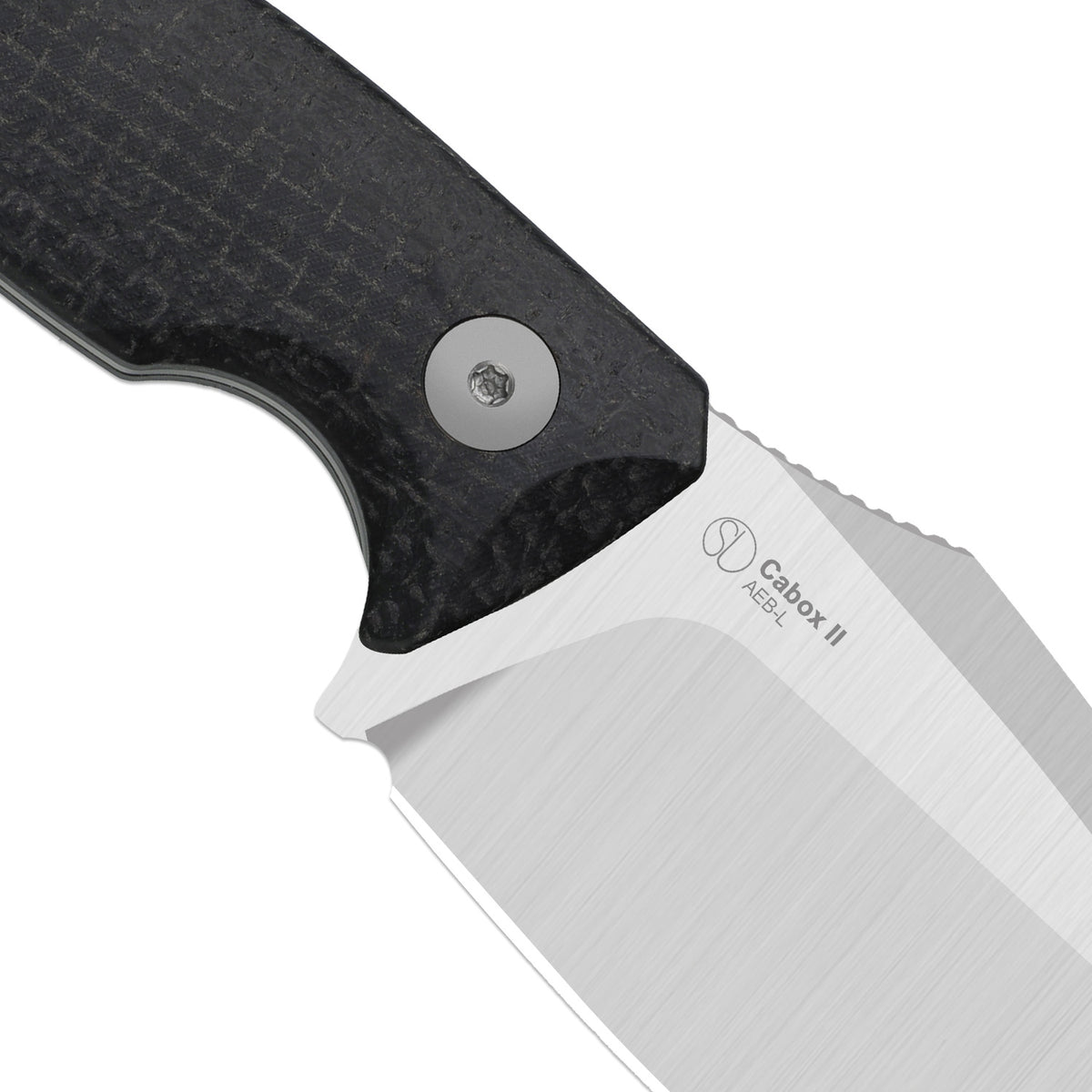 Cabox II | AEB-L | Micarta | Satin | Black | KizerV™ 1128A3