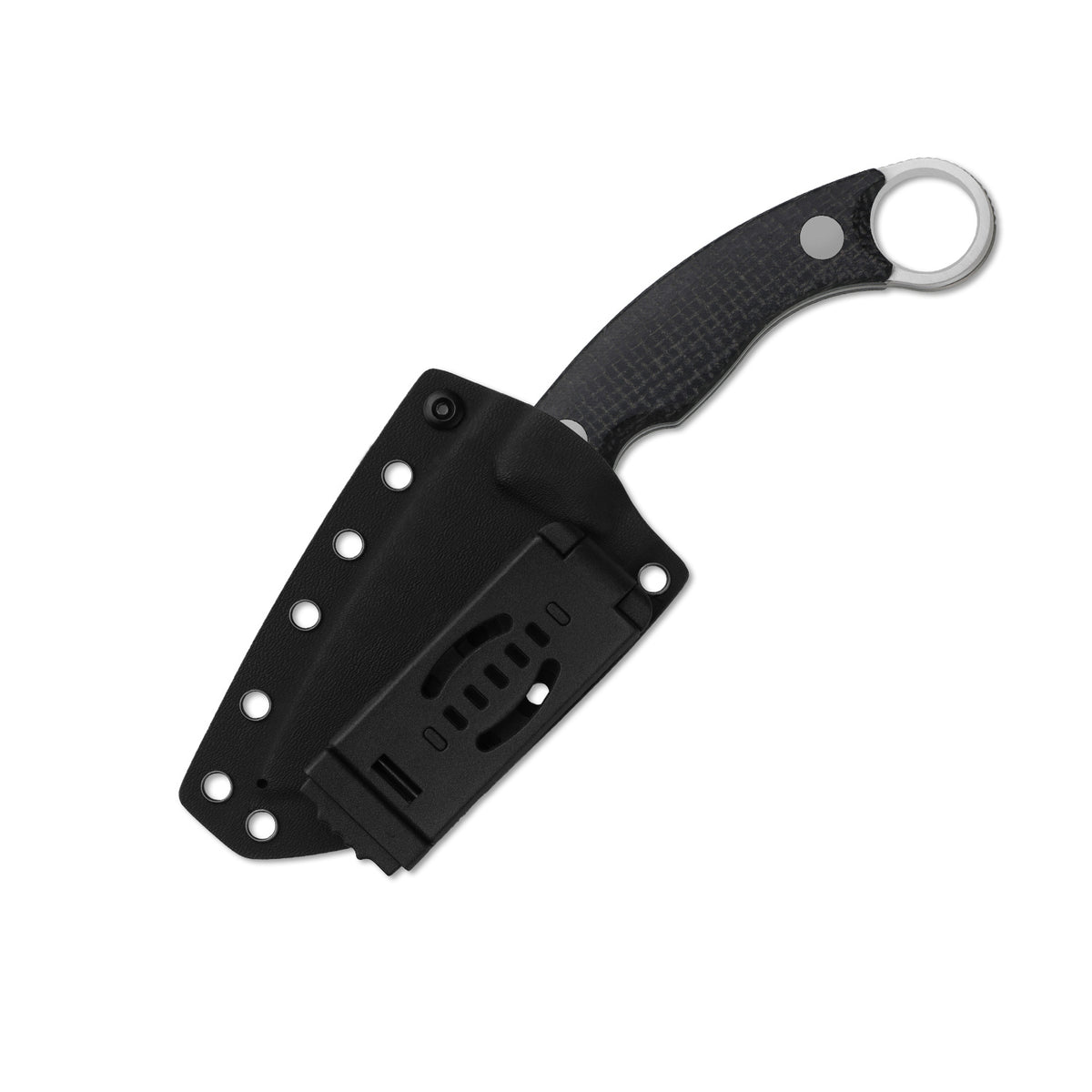 Cabox II | AEB-L | Micarta | Satin | Black | KizerV™ 1128A3
