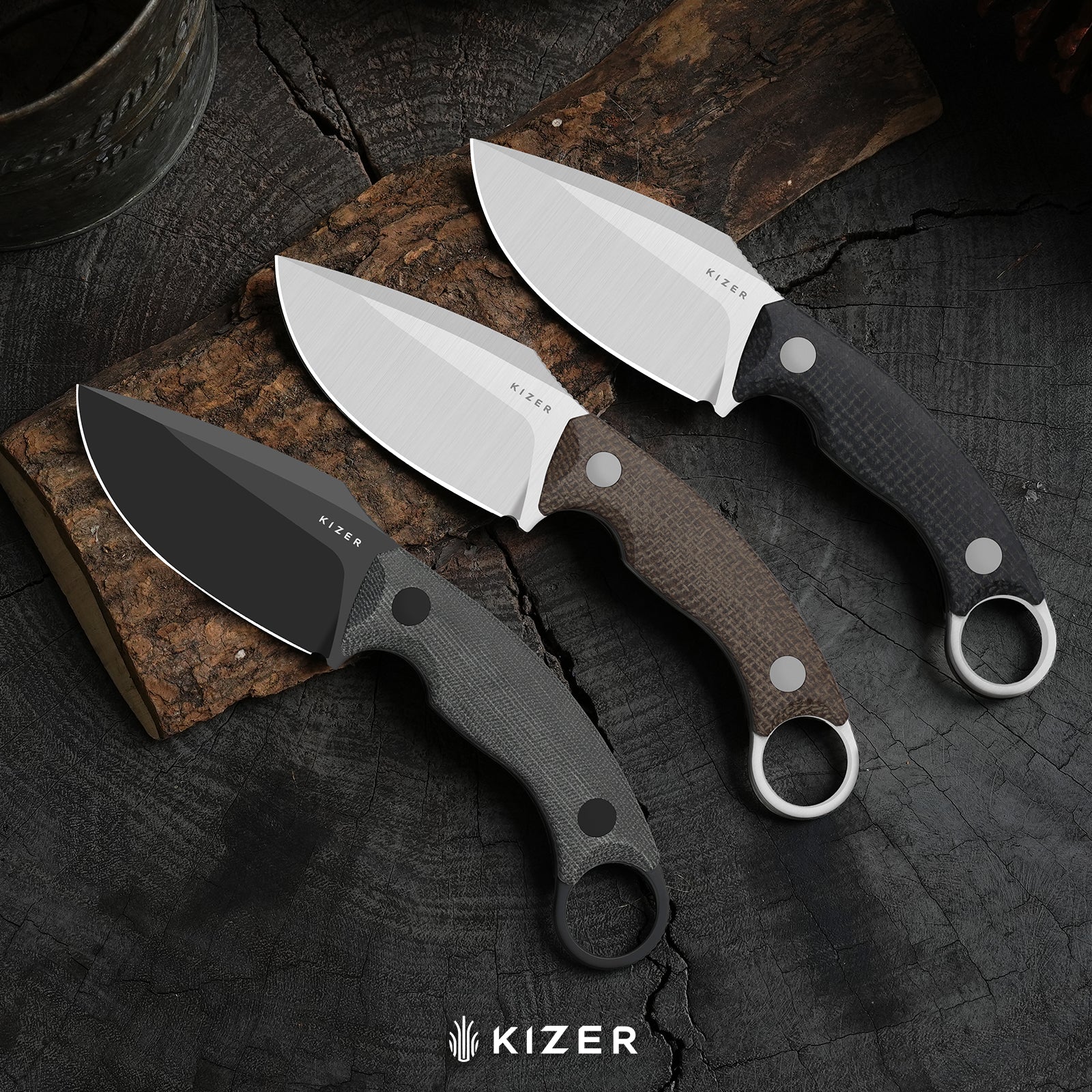 Cabox II | AEB-L | Micarta | Satin | KizerV™ 1128A2