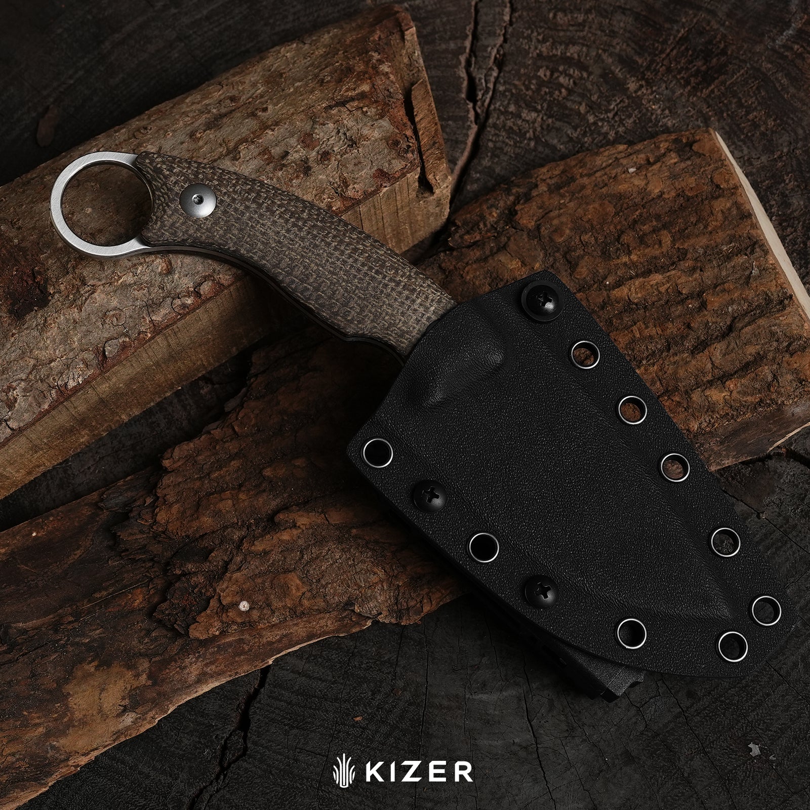 Cabox II | AEB-L | Micarta | Satin | KizerV™ 1128A2