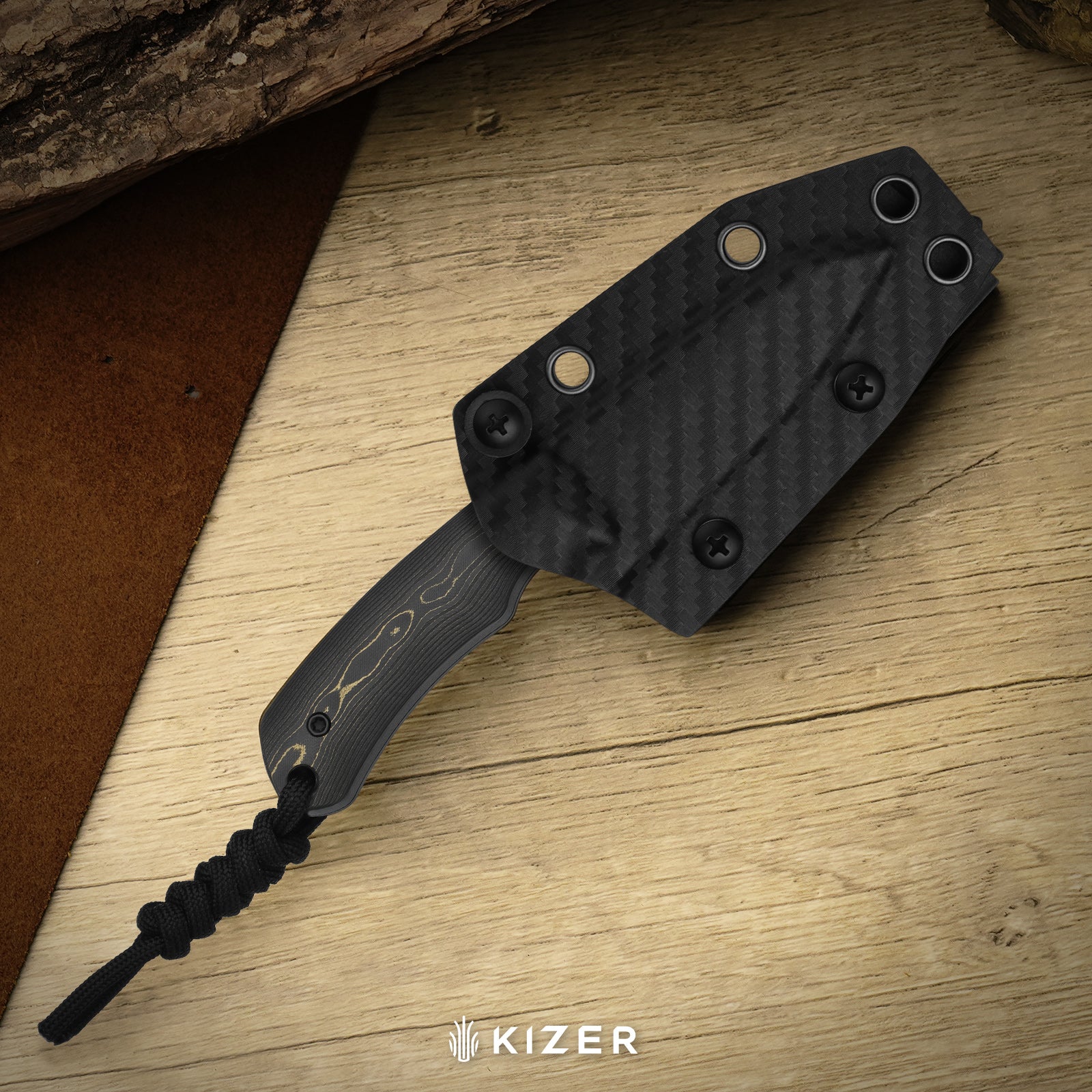 Field Mouse | 14C28N | Norplex UltreX™ Micarta | Fixed Blade | KizerV™ 1135A4