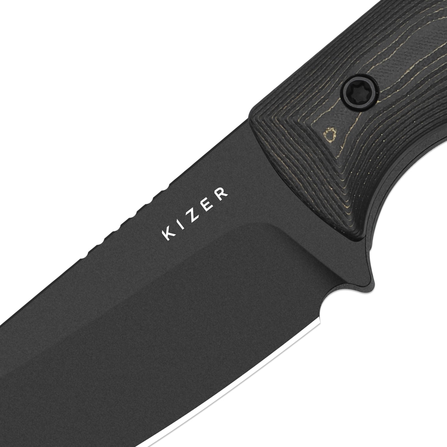 Field Mouse | CPM 3V | FatCarbon Camo Gold | Fixed Blade | KizerB™ 1135A1