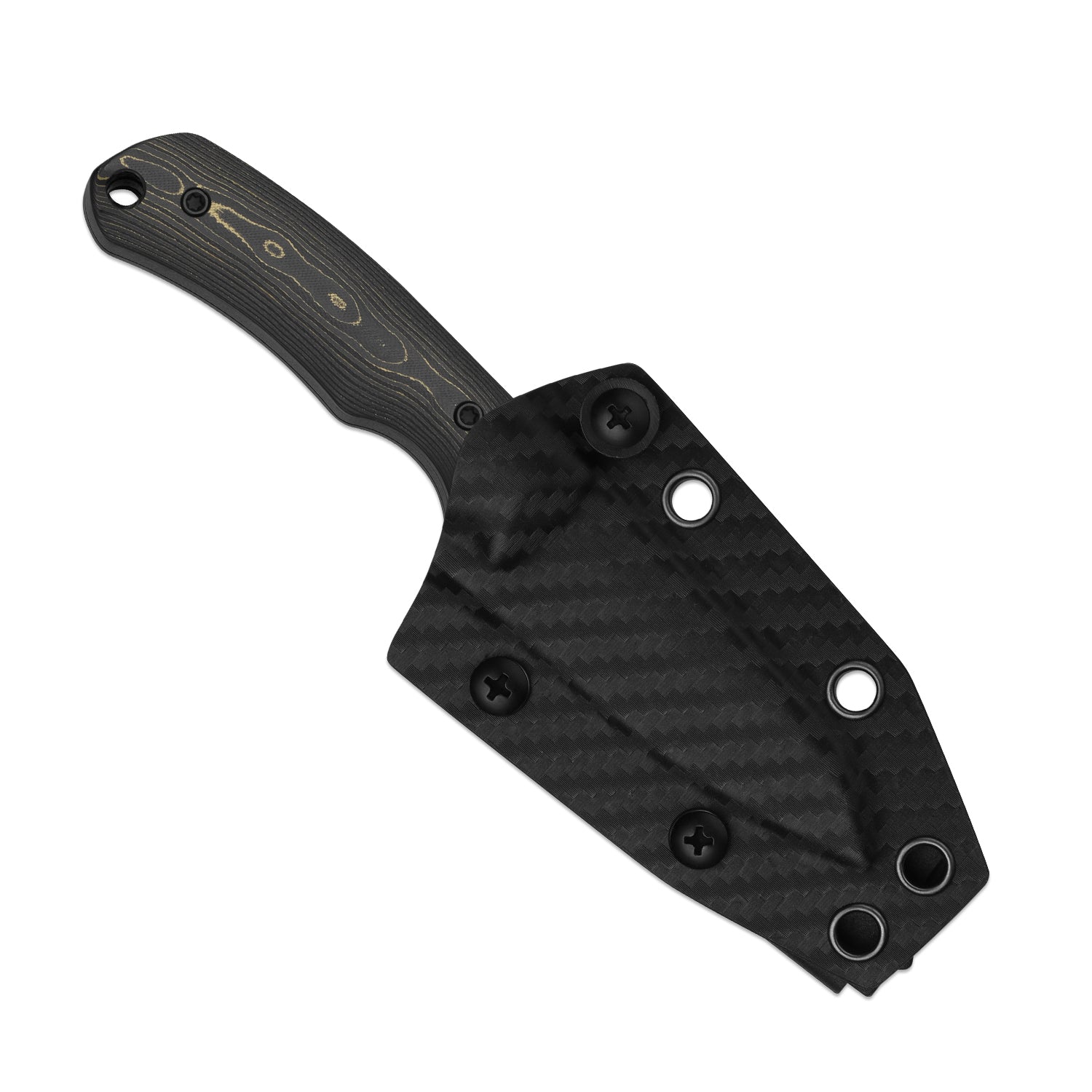 Field Mouse | CPM 3V | FatCarbon Camo Gold | Fixed Blade | KizerB™ 1135A1