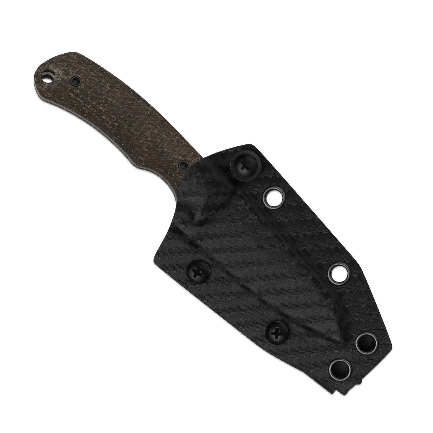Field Mouse | 3-Layer Composite Steel | GID Canvas Micarta | Fixed Blade | KizerB™ 1135A2