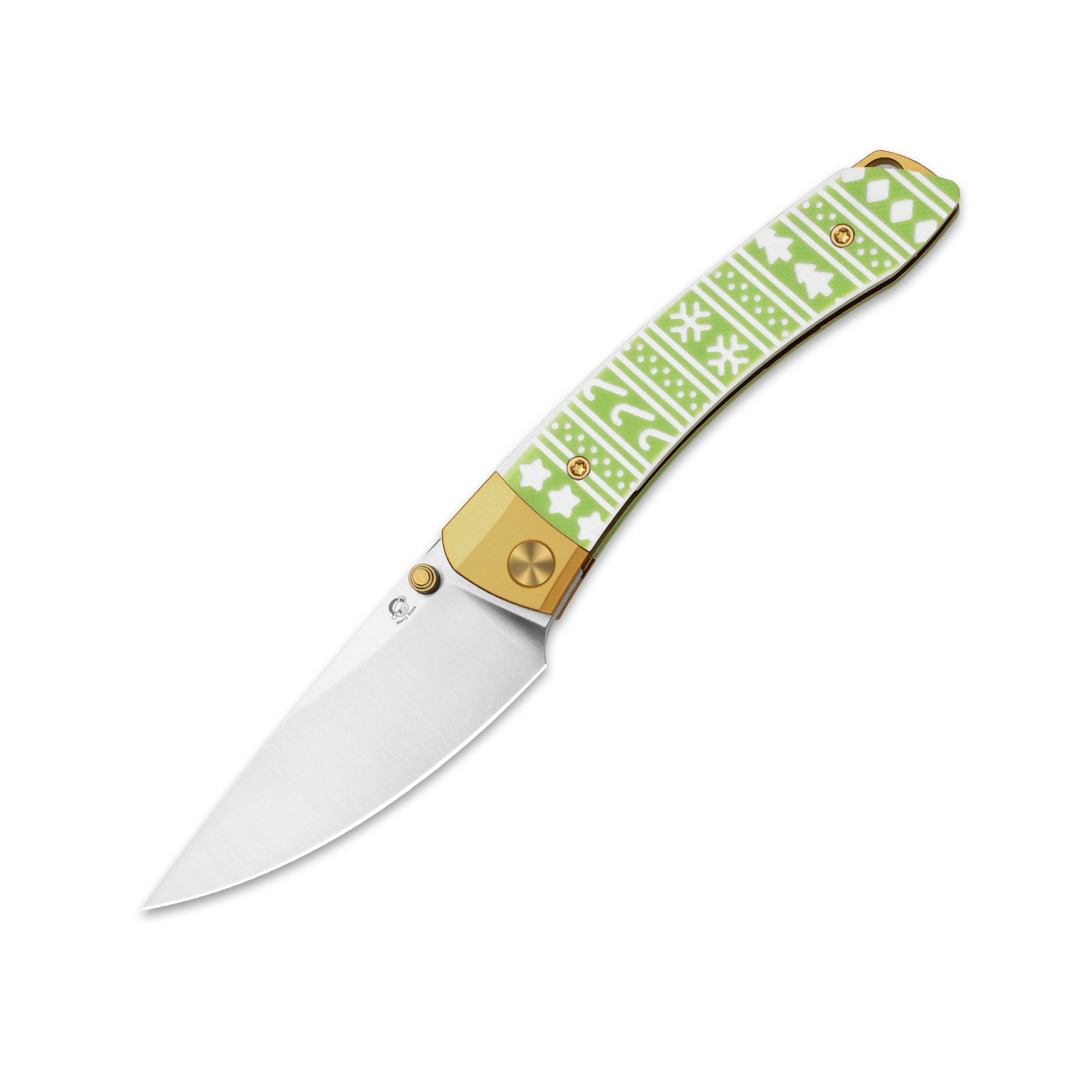 Christmas | Mini MoMo | S45VN | Aluminum & G10 | KizerB™ 3663MC1 | Limited