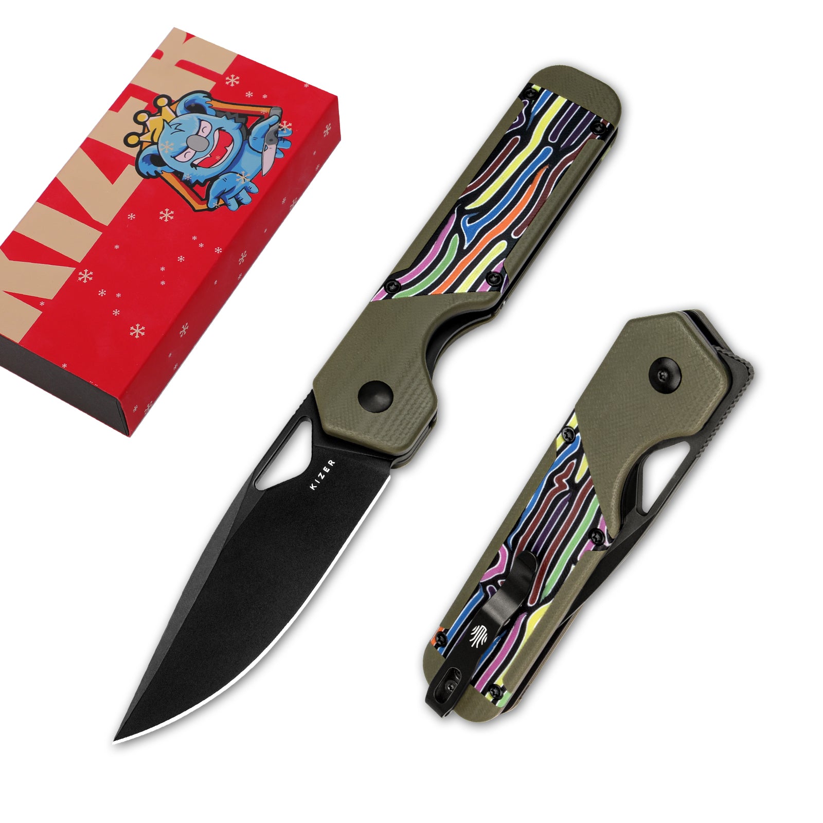 Militaw® | Nitro-V | Olive Green & Party Steamers G10 | KizerV™ 3634A3