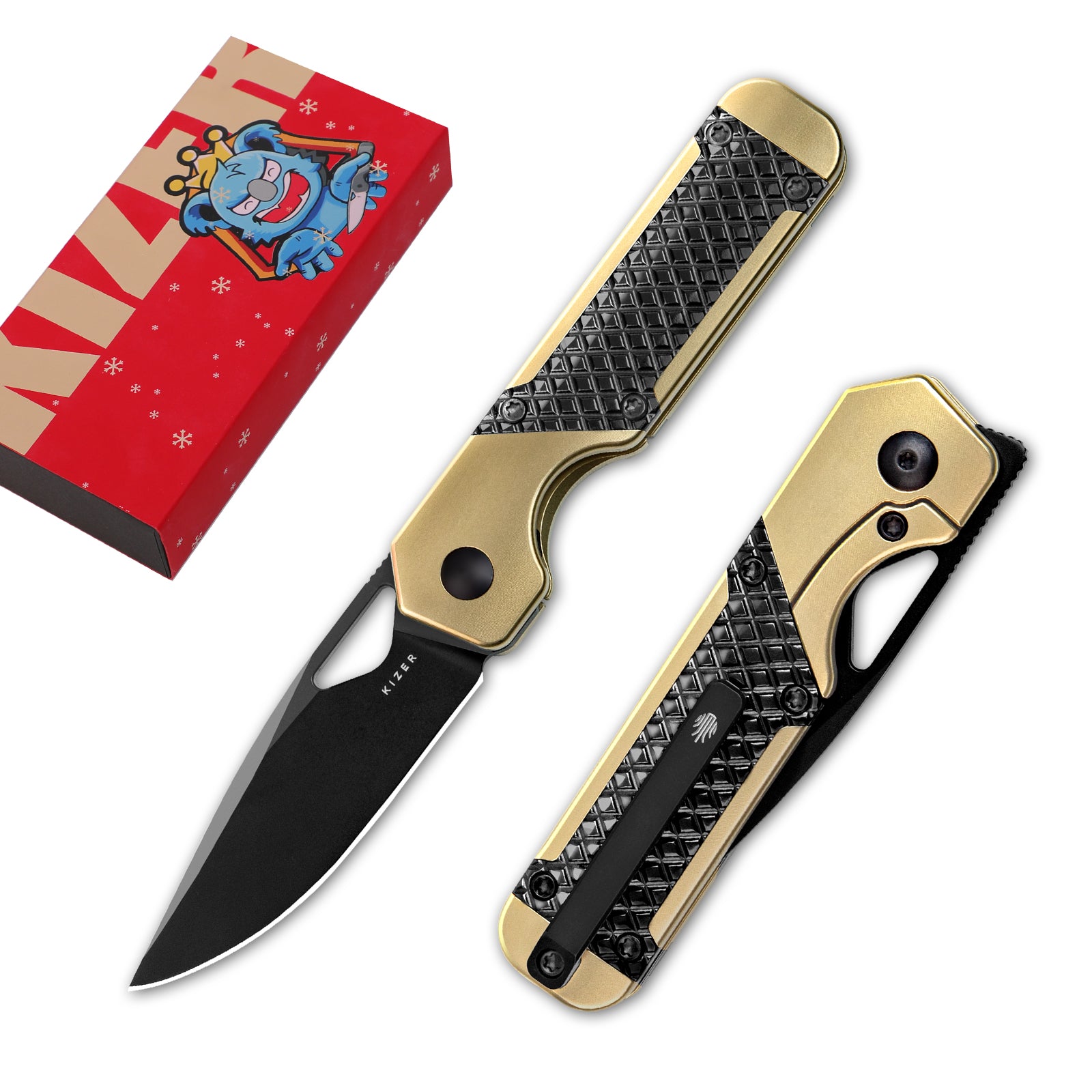 Mini Militaw® | S45VN | Titanium+Zirconium | KizerB™ 3634SA3