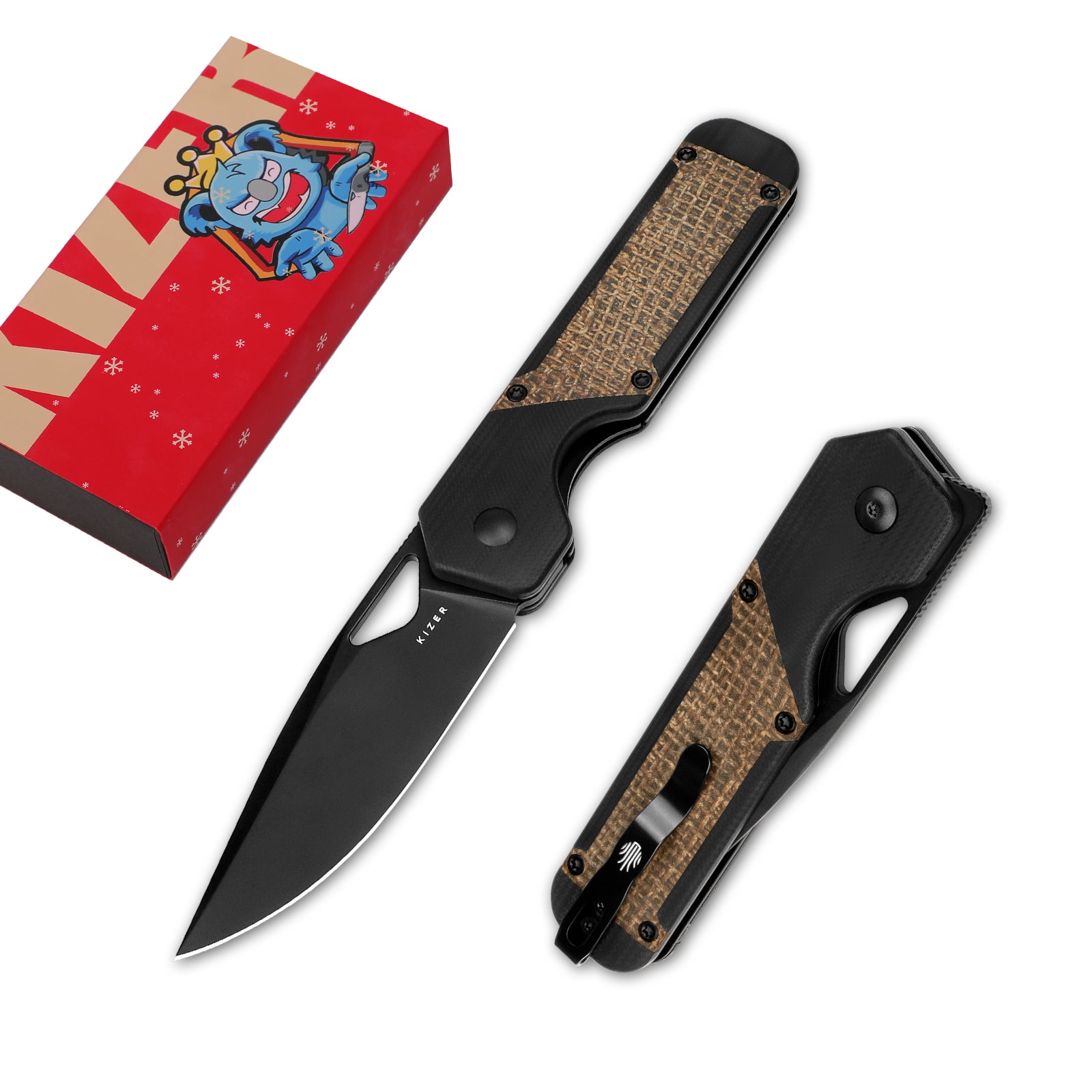 Militaw® | Nitro-V | G10+Micarta | KizerV™ 3634A1