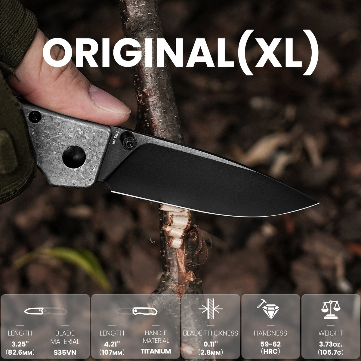 Original(XL) | S35VN | Titanium | Ki4605A2