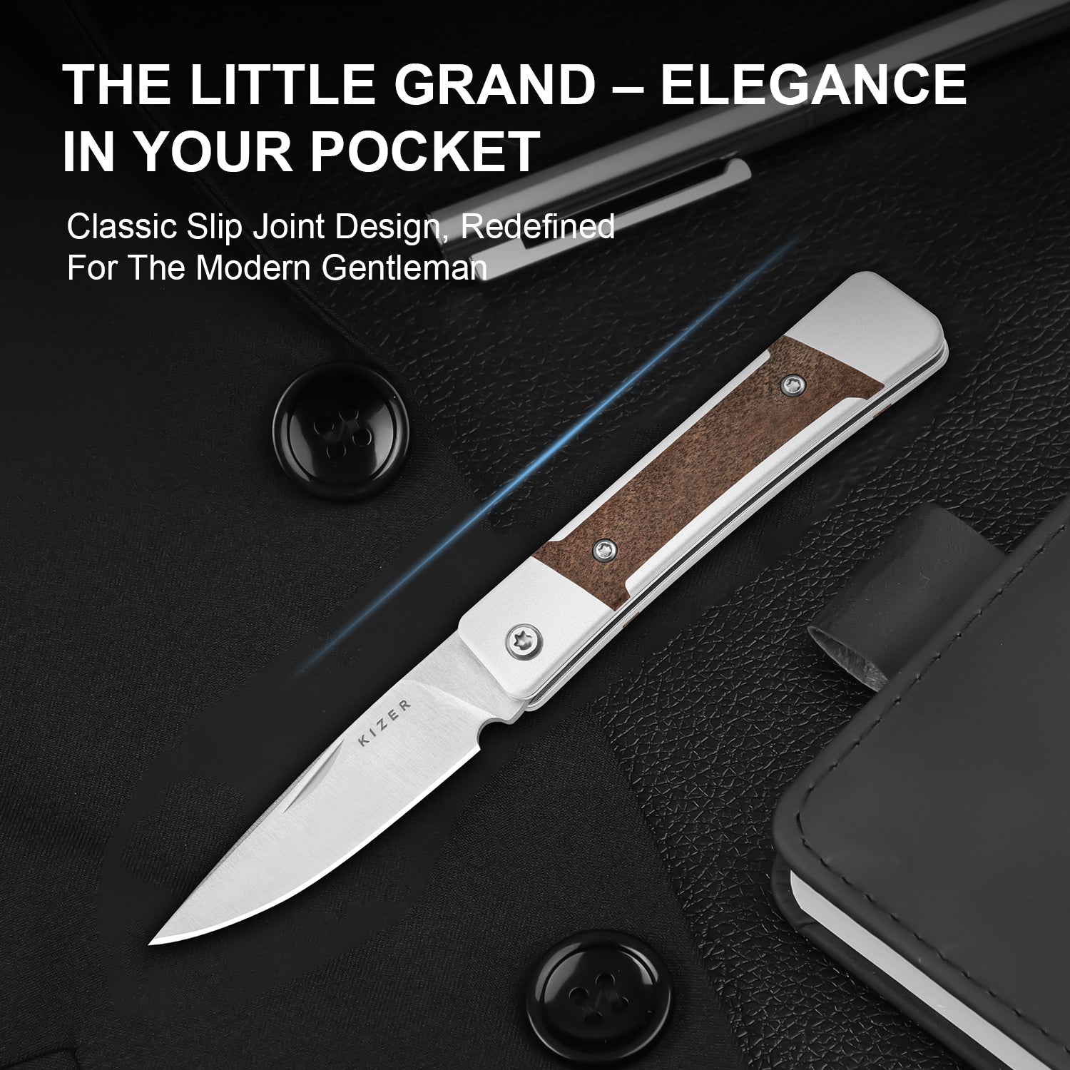 Little Grand | Nitro-V | Aluminum & Mkuruti Wood | KizerV™ 2670A1