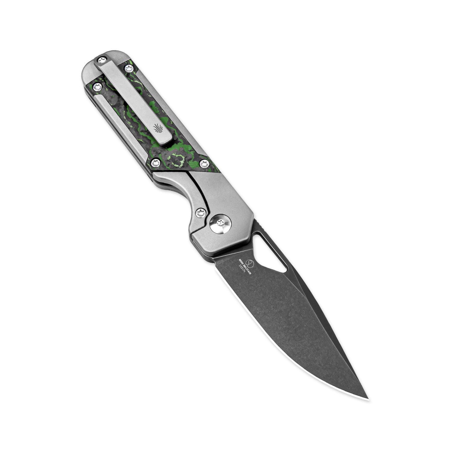 Mini Militaw® | S45VN | Titanium+Jungle Wear | KizerB™ 3634SA2