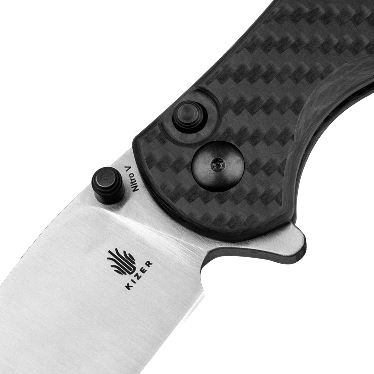 Mini Grouper | Nitro V | G10 Carbon Fiber | KizerV™ 3669A1