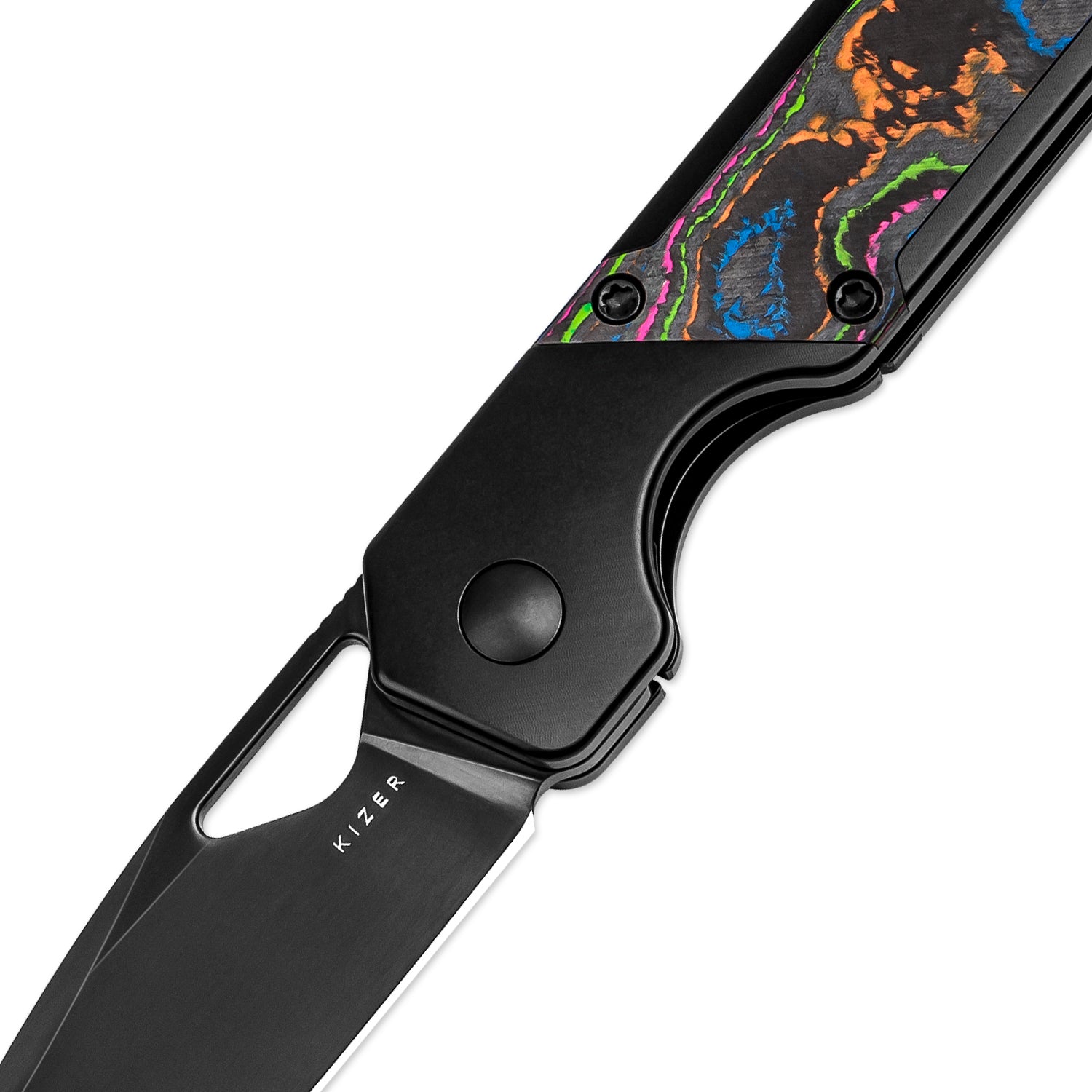 Mini Militaw® | M390 | Titanium+Camo Carbon| DLC | KizerB™ 3634SA1
