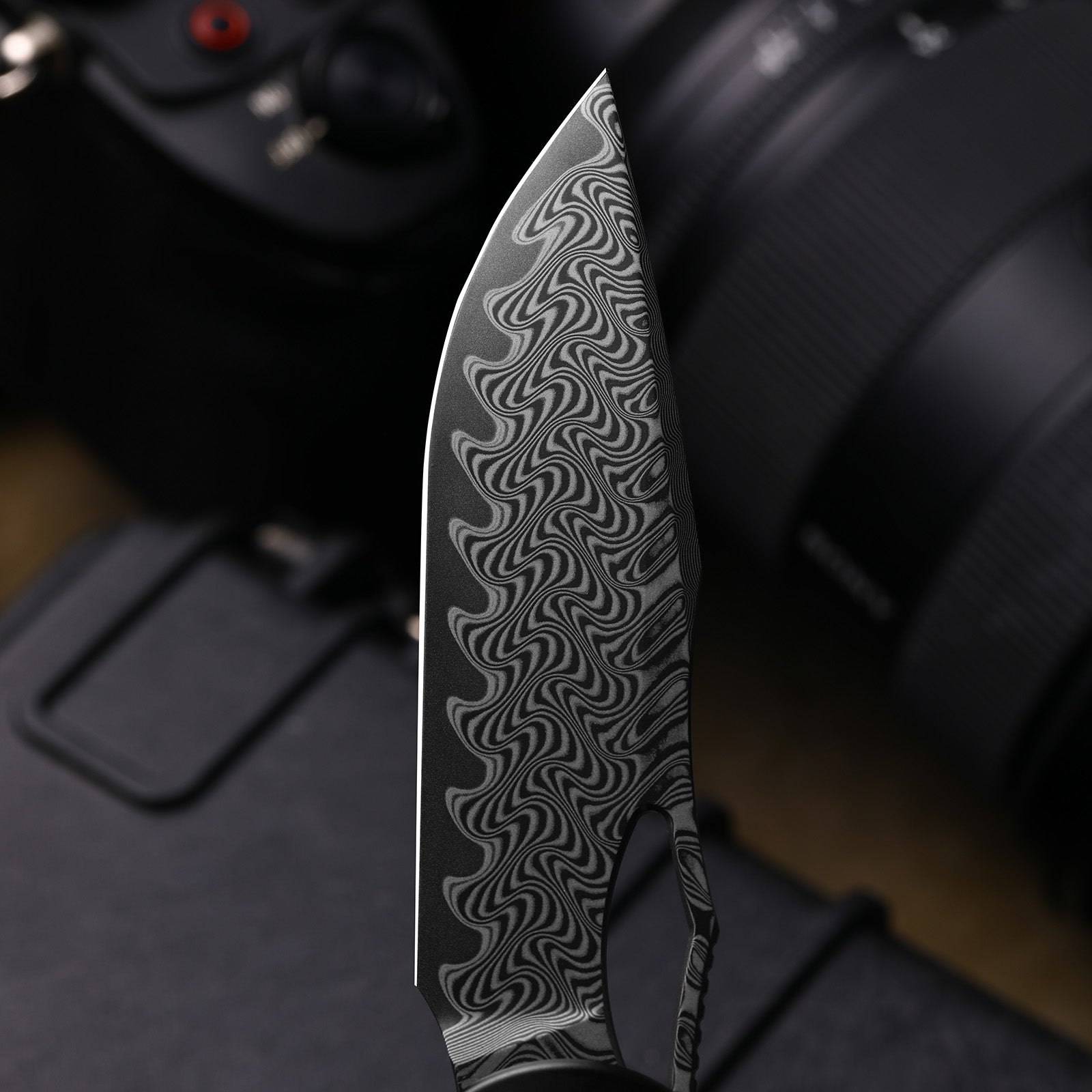 Allure | Balanced Form | S45VN | Micarta With Vortex Pattern | KizerB™ 4763LDA1