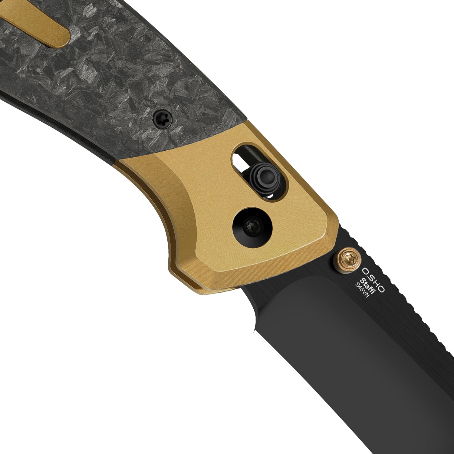 Staffi | S45VN | Titanium & Carbon Fiber | KizerB™ 3695A1