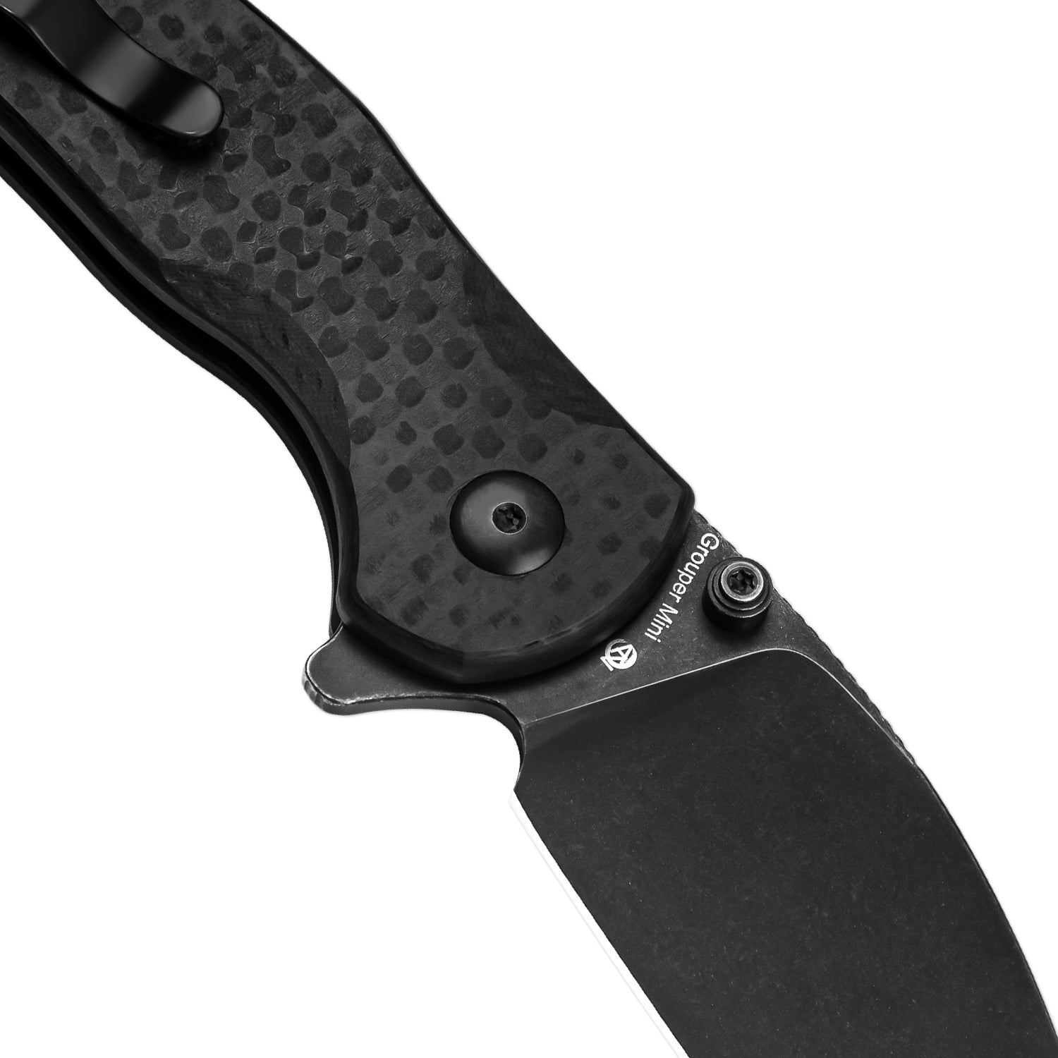 Mini Grouper | Nitro V | G10 & Carbon Fiber | KizerV™ 3669A2