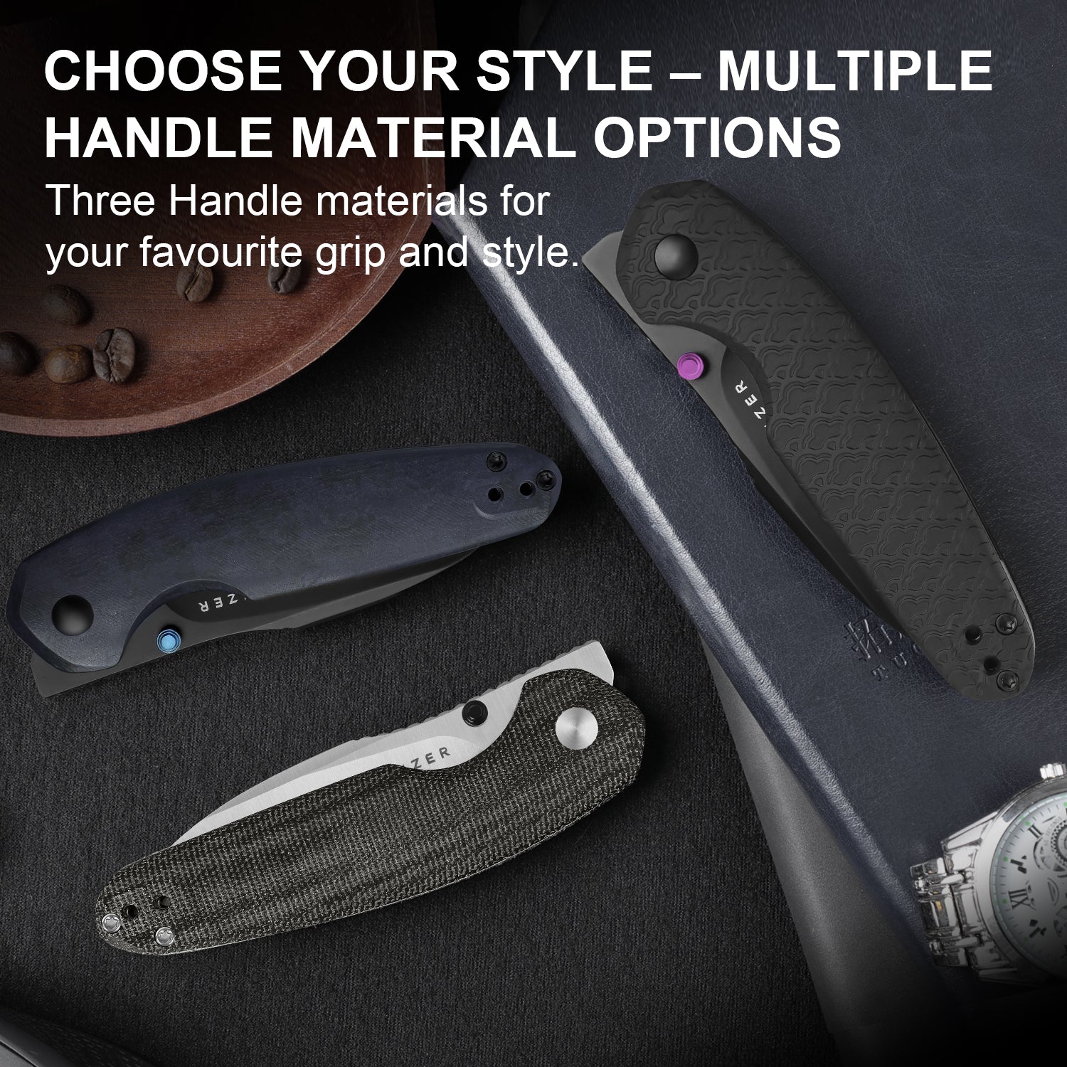 Meteora | Nitro-V | Micarta | KizerV™ 3730A1