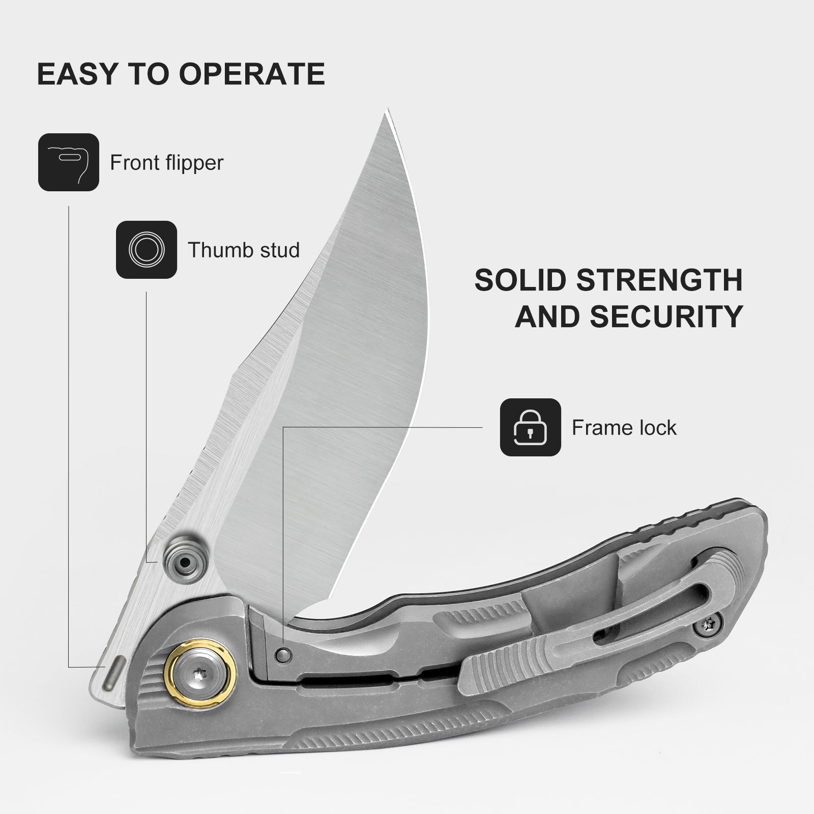 SILVERWING | S90V | Titanium | Limited | KIZERX® FK01A2