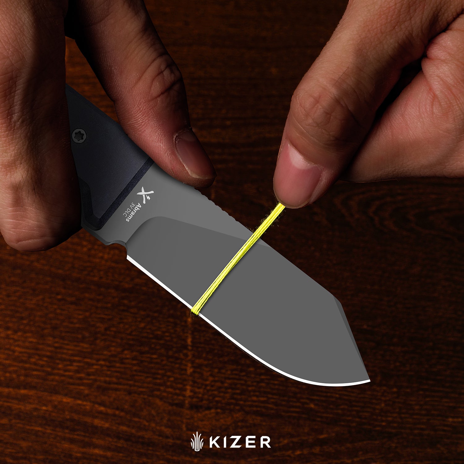 Abrams | Jordan Scolman's Design | Norplex UltreX™ Micarta & G10 | Spey Point | 14C28N | KizerV™ 1133A2