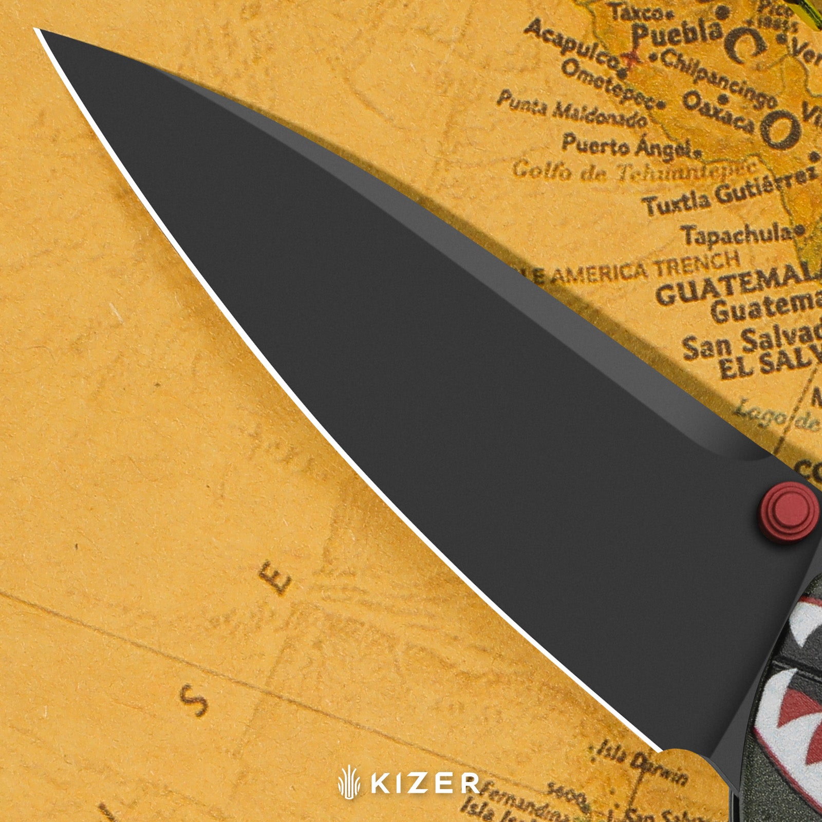 Spitfire Supermarine Edition | Matte PVD | S35VN | Drop Point Blade | G10 | KizerB™ 3690A3 | Limited