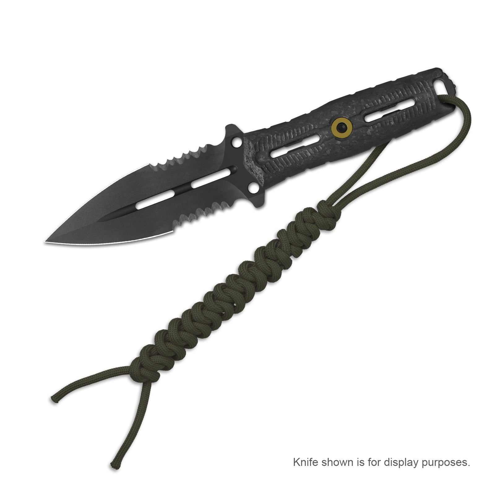 Kizer Paracord | EDC Tool Lanyard | Durable Green Braided Paracord | 80CM