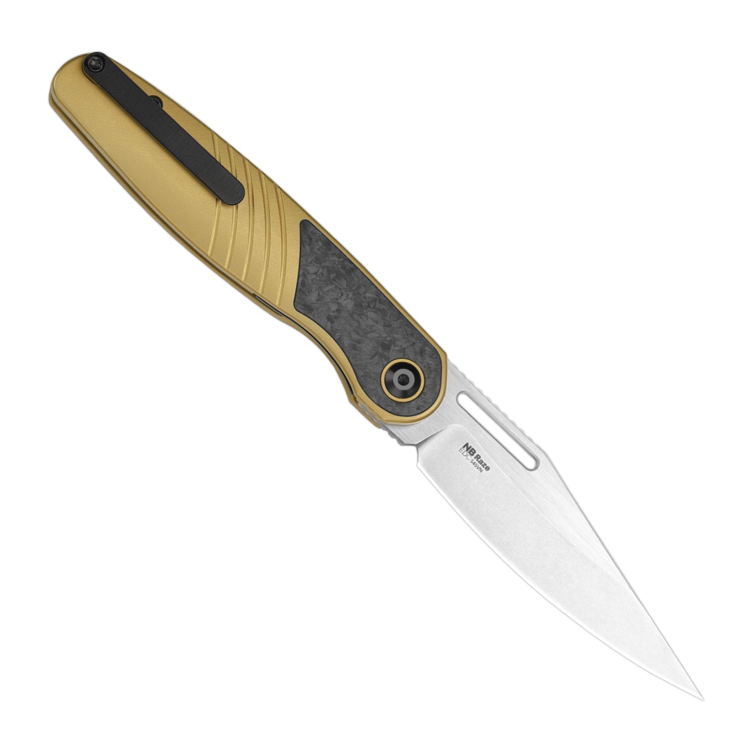 Raze | S45VN | Titanium & Carbon Fiber | KizerB™ 3720A3