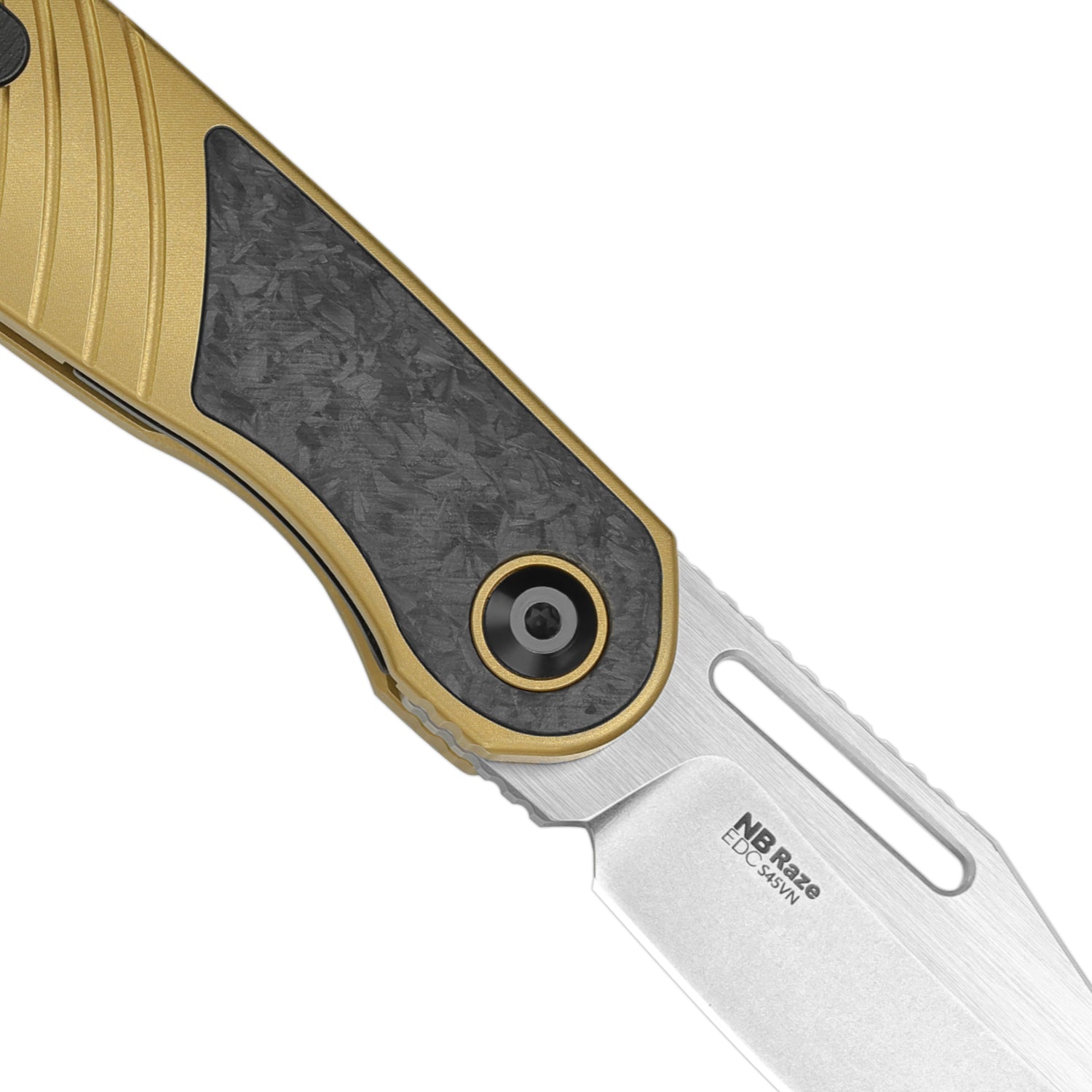Raze | S45VN | Titanium & Carbon Fiber | KizerB™ 3720A3
