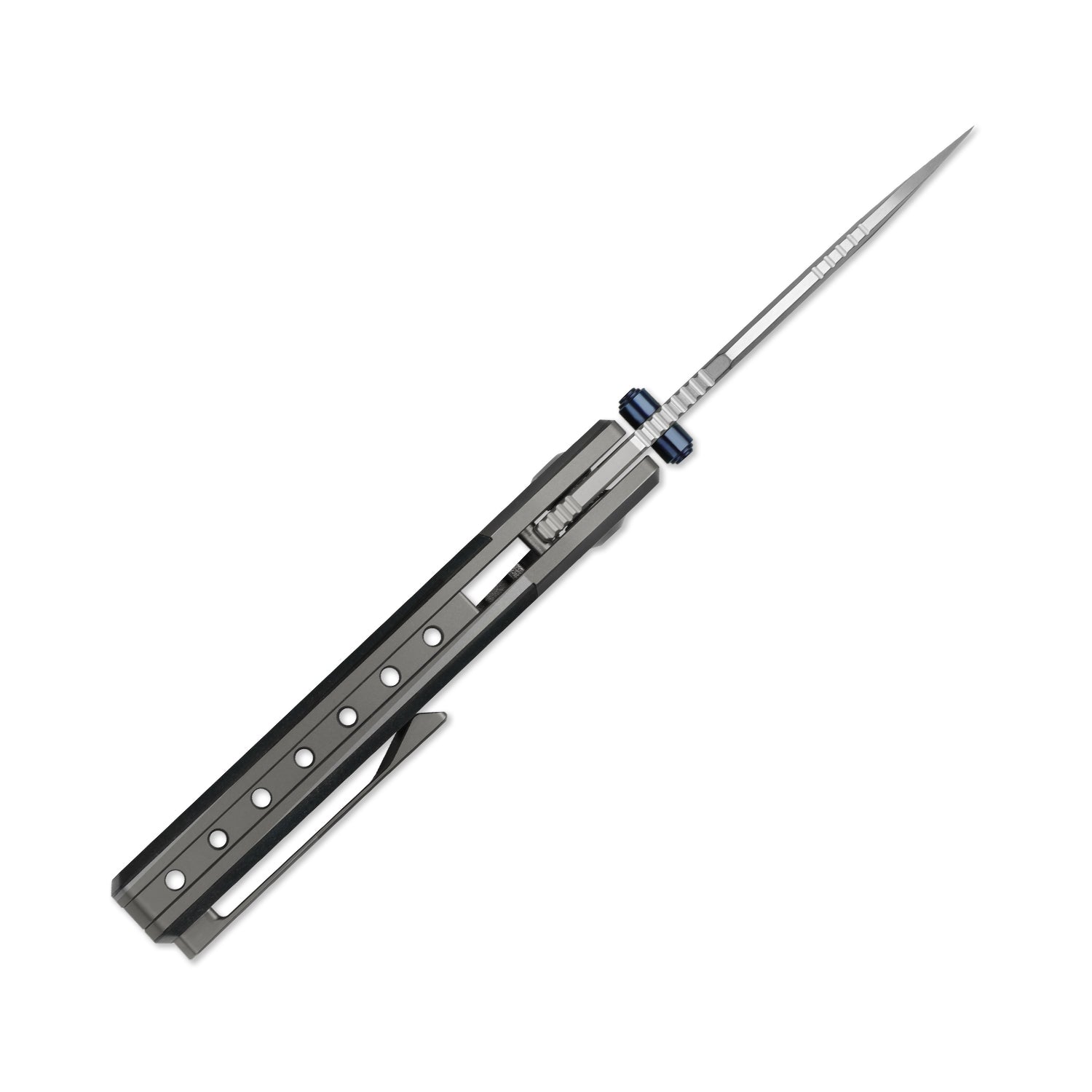 Shrike | S45VN | Titanium & Richlite | Front Flipper | KizerB™ 3746A3
