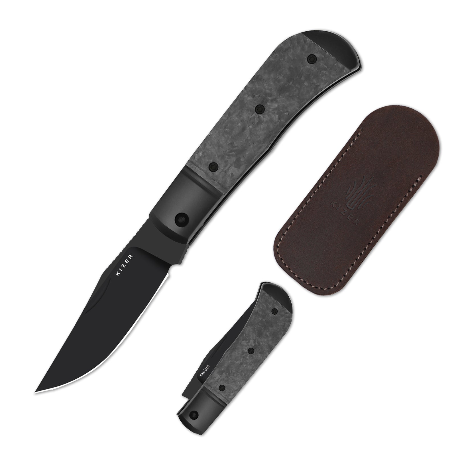 Trestle | S45VN | Titanium & Carbon Fiber | KizerB™ 3761A1